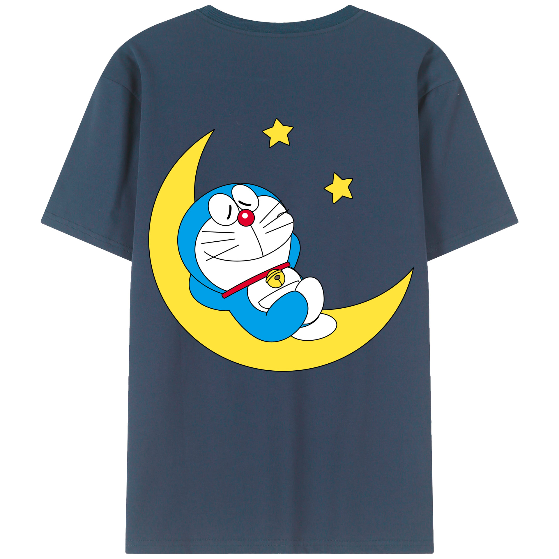（画像用） ドラえもん Doraemon 綿100％半袖Tシャツ（背面プリント）