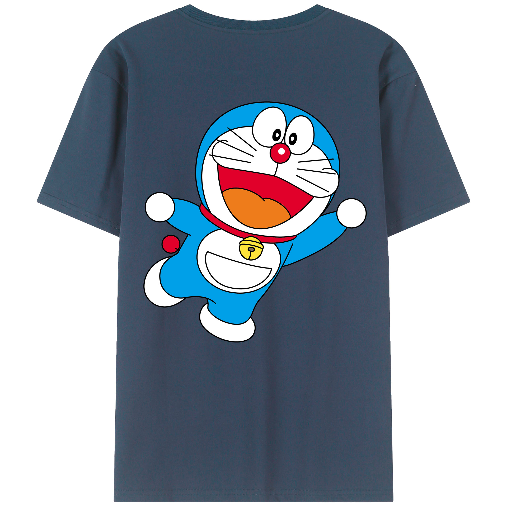 （画像用） ドラえもん Doraemon 綿100％半袖Tシャツ（背面プリント）