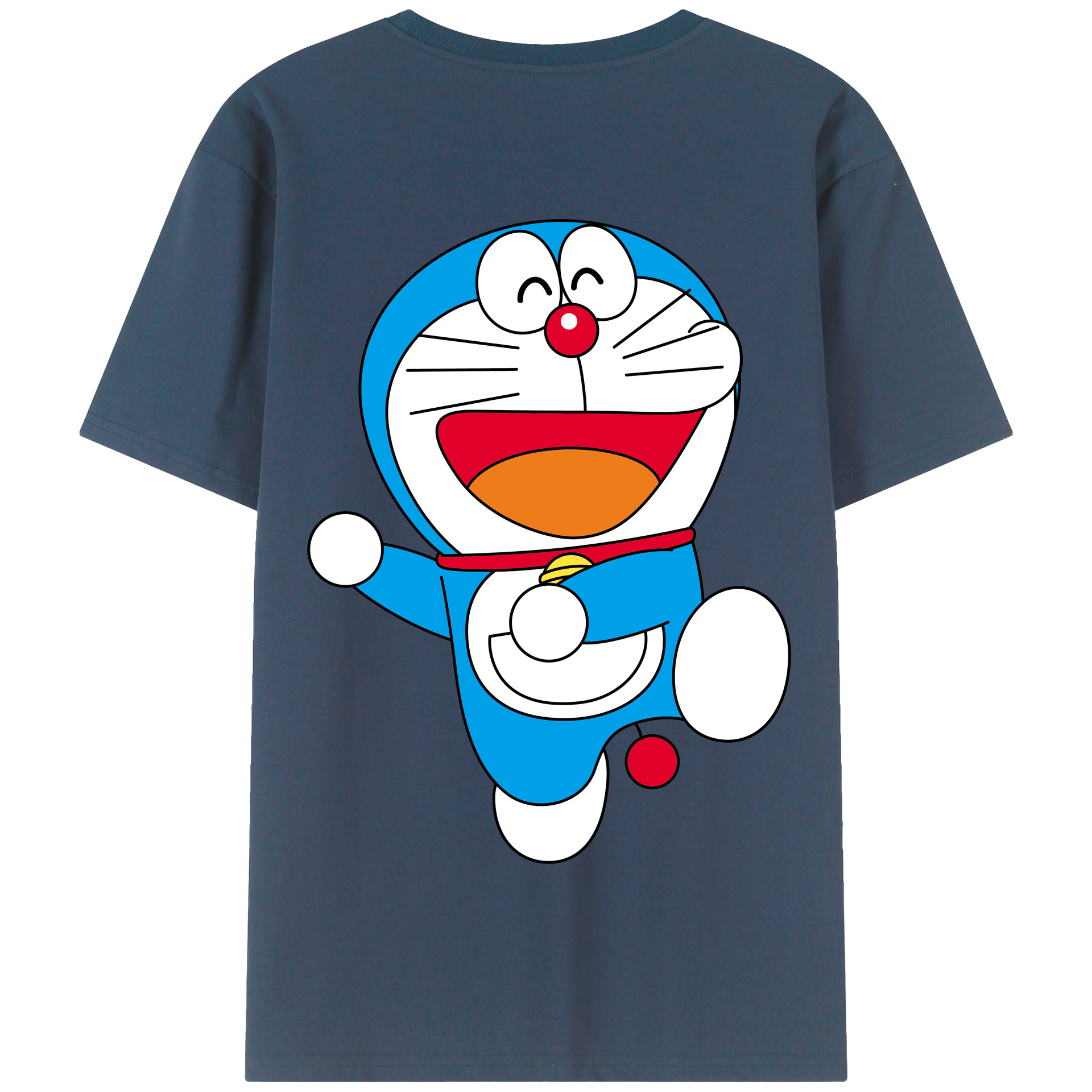 （画像用） ドラえもん Doraemon 綿100％半袖Tシャツ（背面プリント）