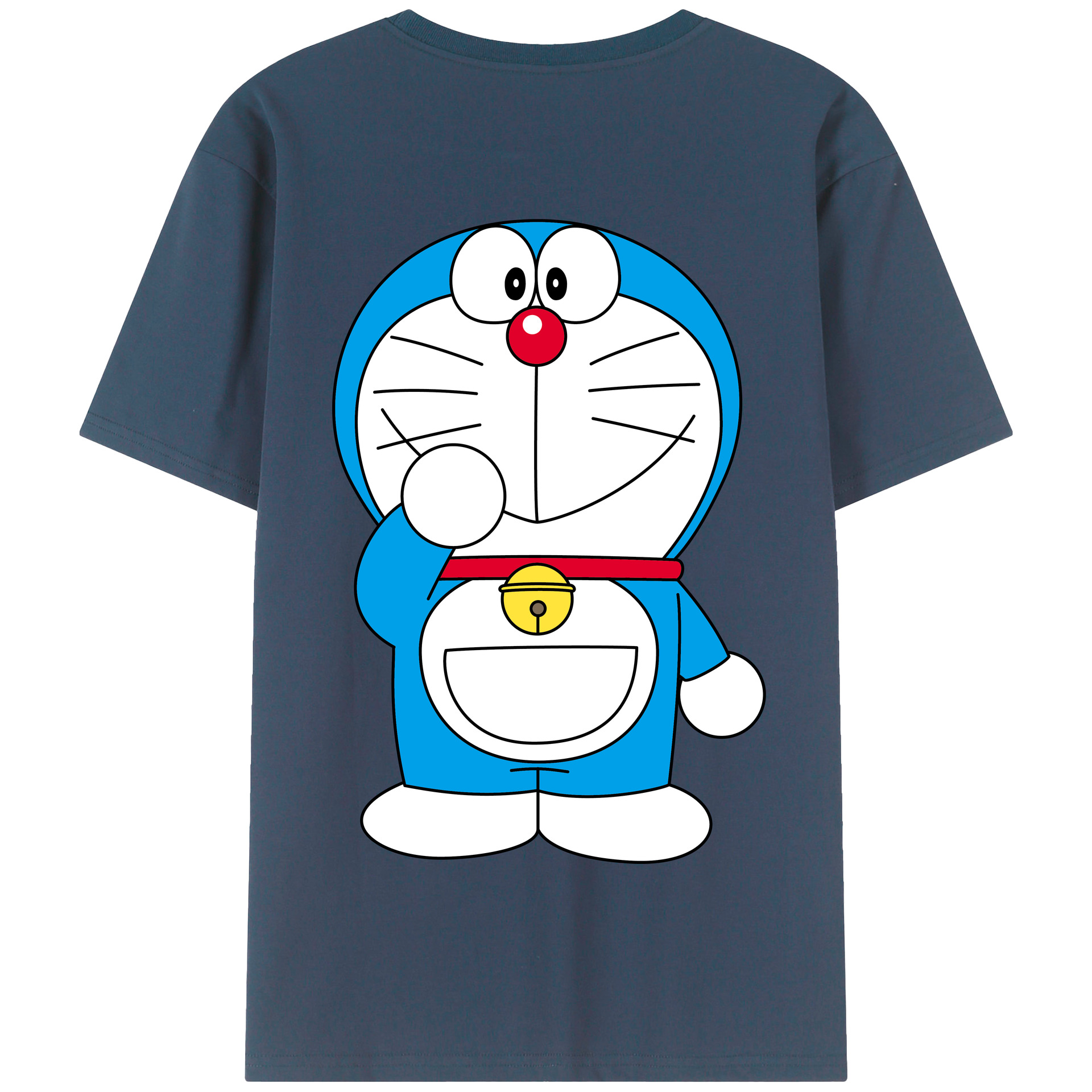 （画像用） ドラえもん Doraemon 綿100％半袖Tシャツ（背面プリント）