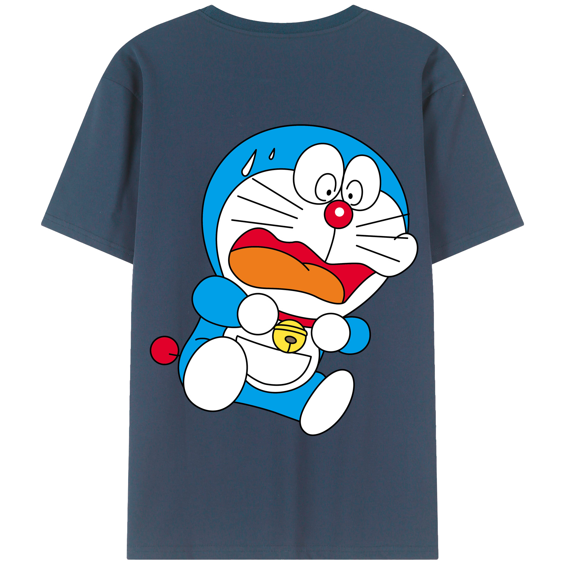 （画像用） ドラえもん Doraemon 綿100％半袖Tシャツ（背面プリント）