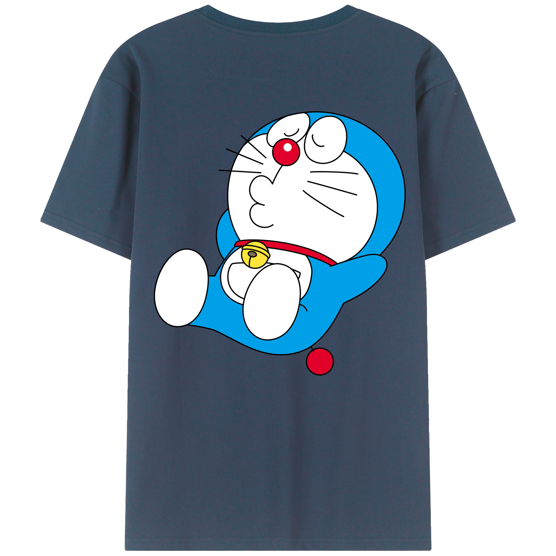（画像用） ドラえもん Doraemon 綿100％半袖Tシャツ（背面プリント）
