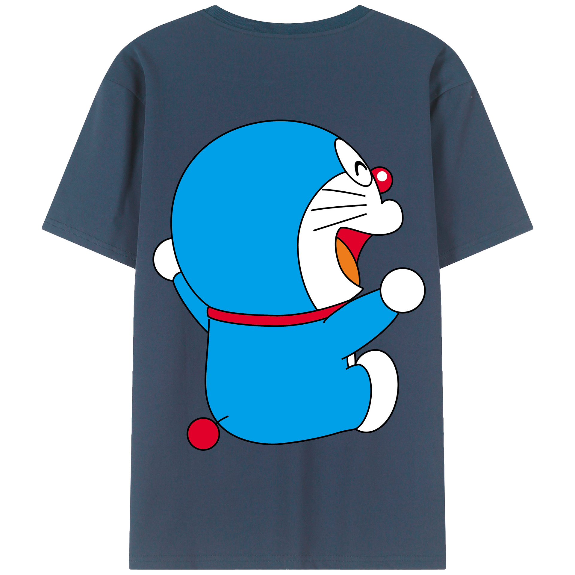 （画像用） ドラえもん Doraemon 綿100％半袖Tシャツ（背面プリント）