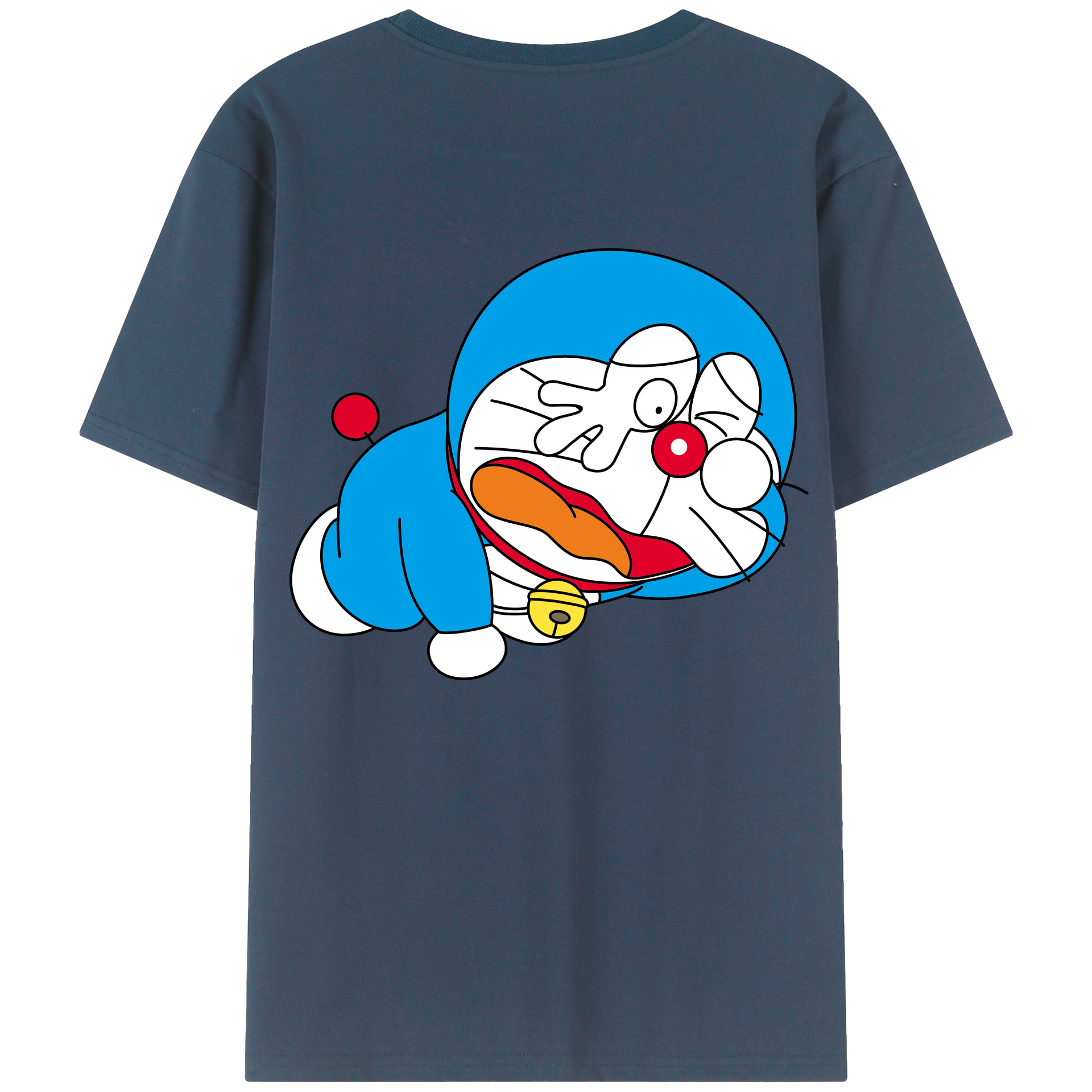 （画像用） ドラえもん Doraemon 綿100％半袖Tシャツ（背面プリント）