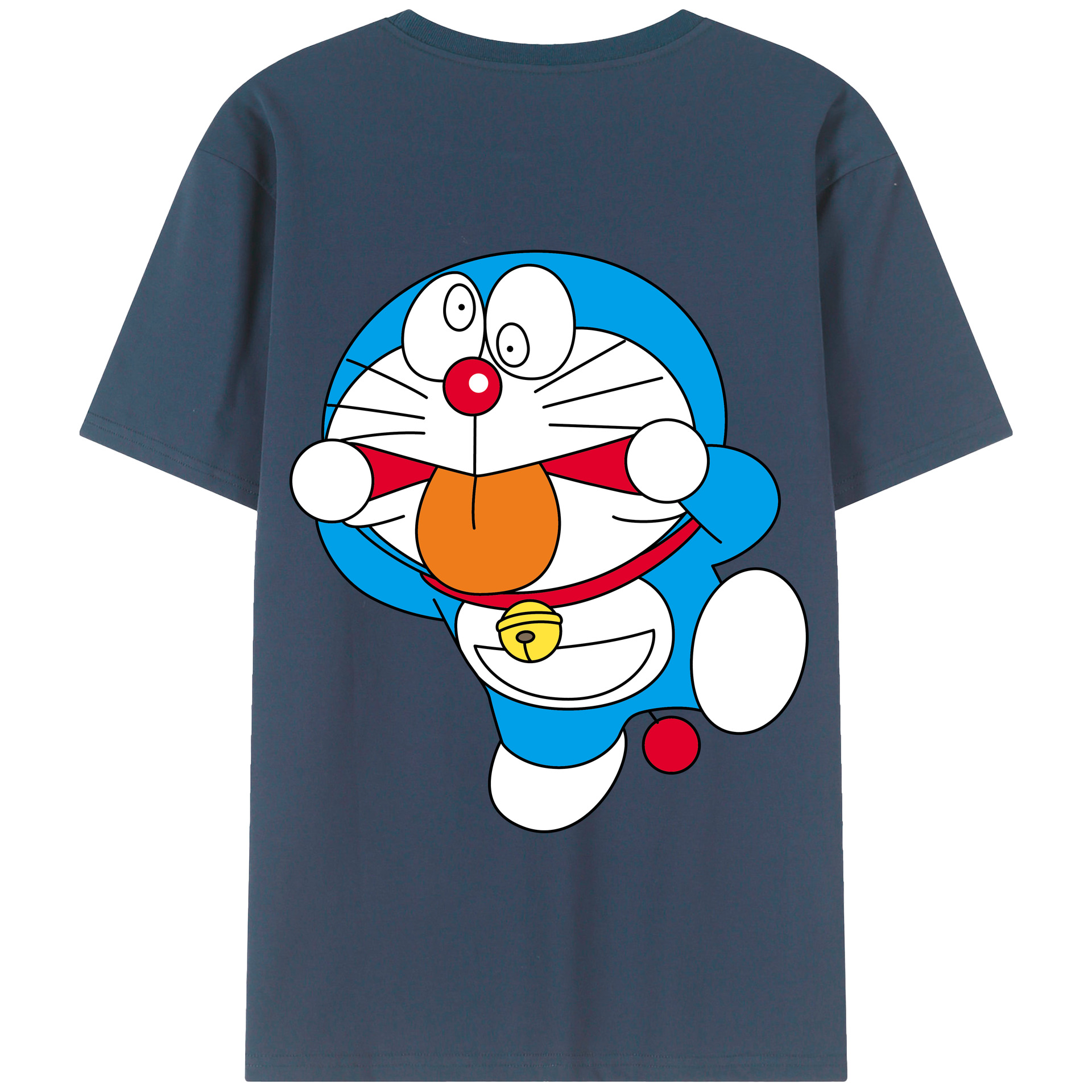 （画像用） ドラえもん Doraemon 綿100％半袖Tシャツ（背面プリント）
