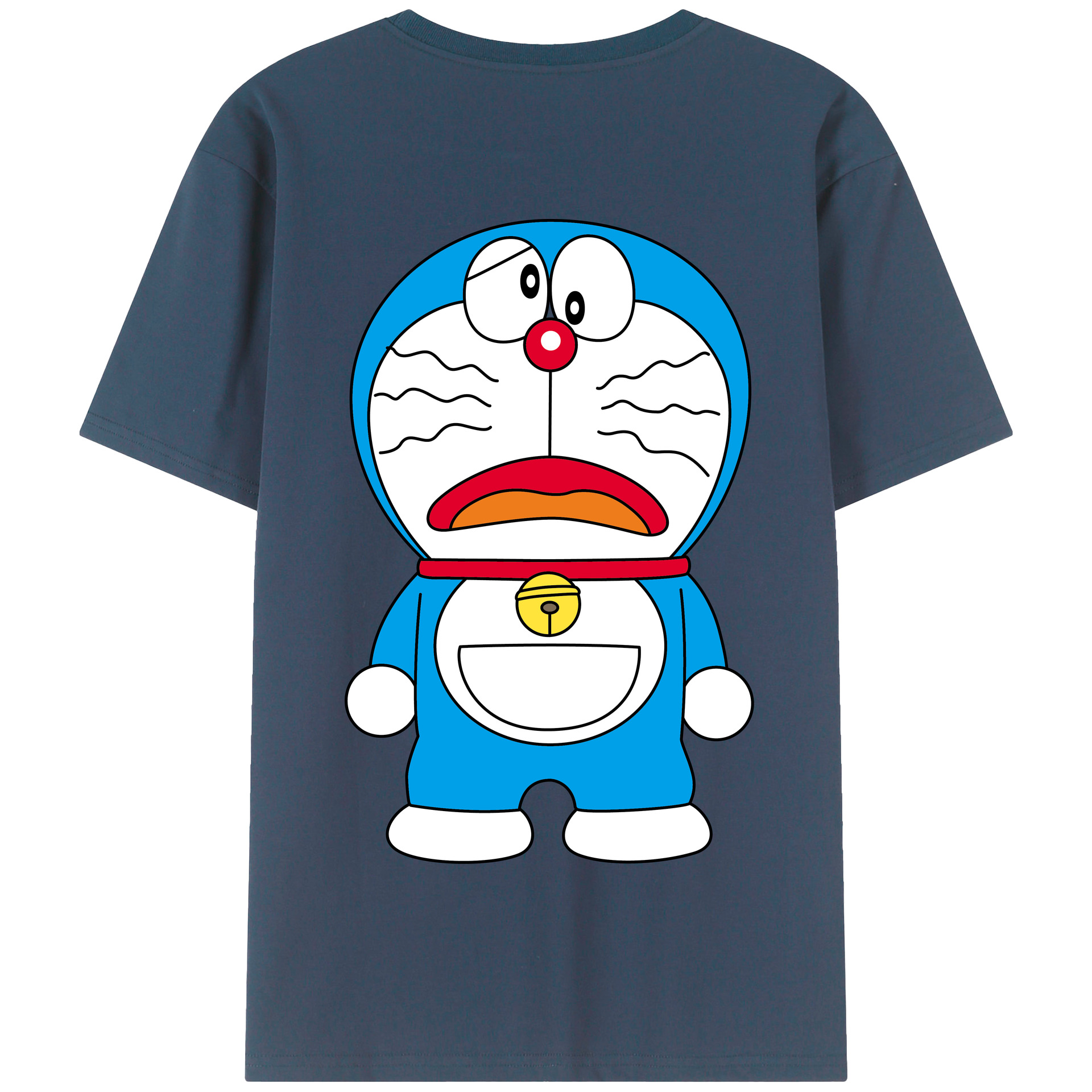 （画像用） ドラえもん Doraemon 綿100％半袖Tシャツ（背面プリント）