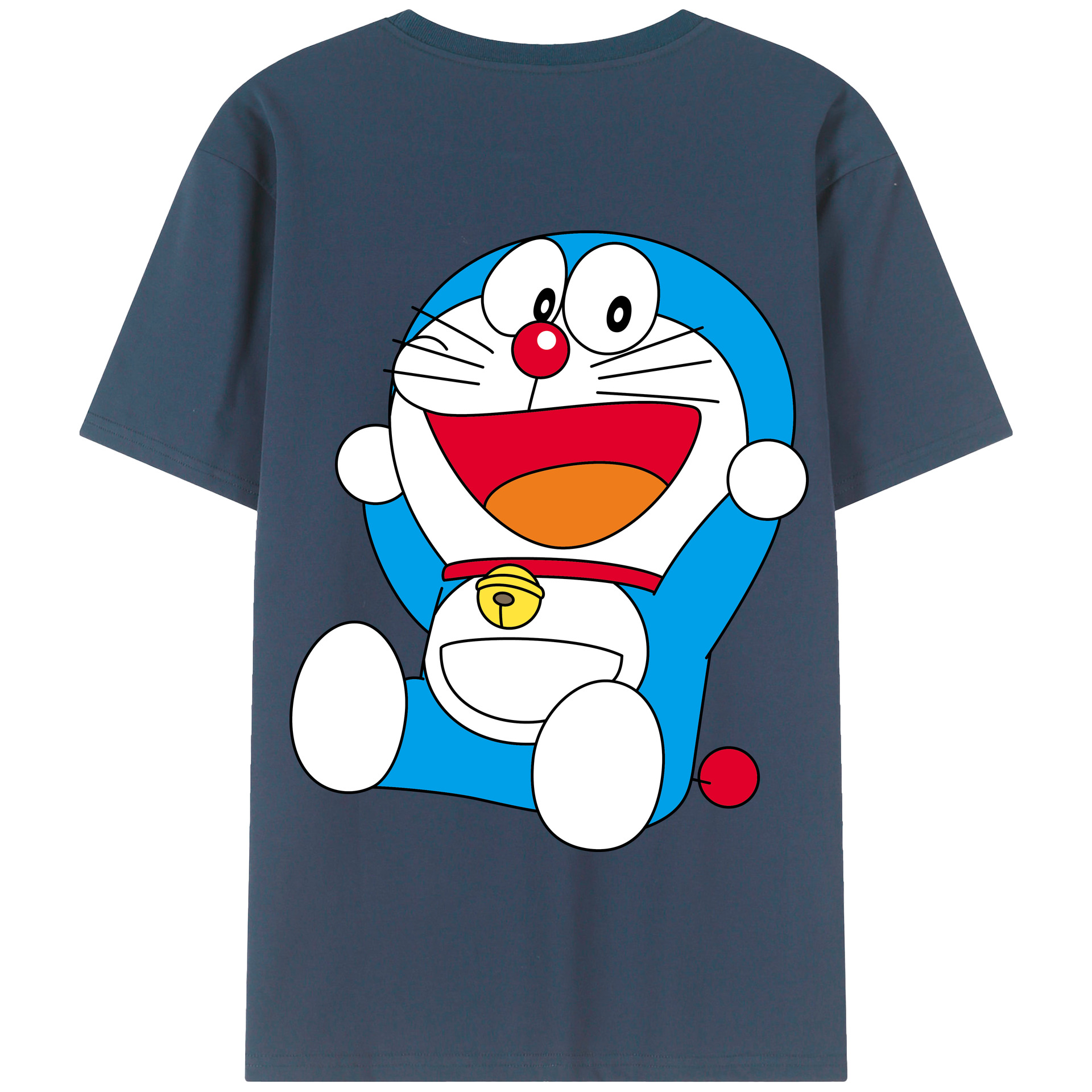 （画像用） ドラえもん Doraemon 綿100％半袖Tシャツ（背面プリント）