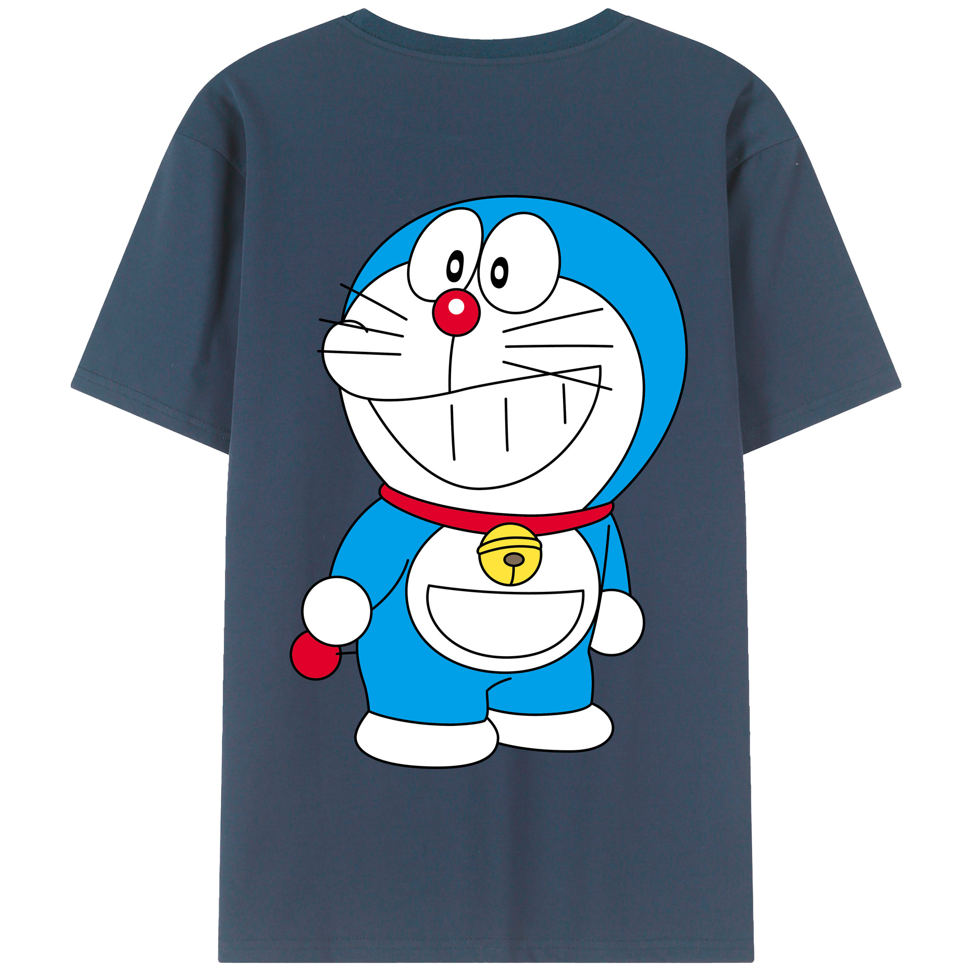 （画像用） ドラえもん Doraemon 綿100％半袖Tシャツ（背面プリント）