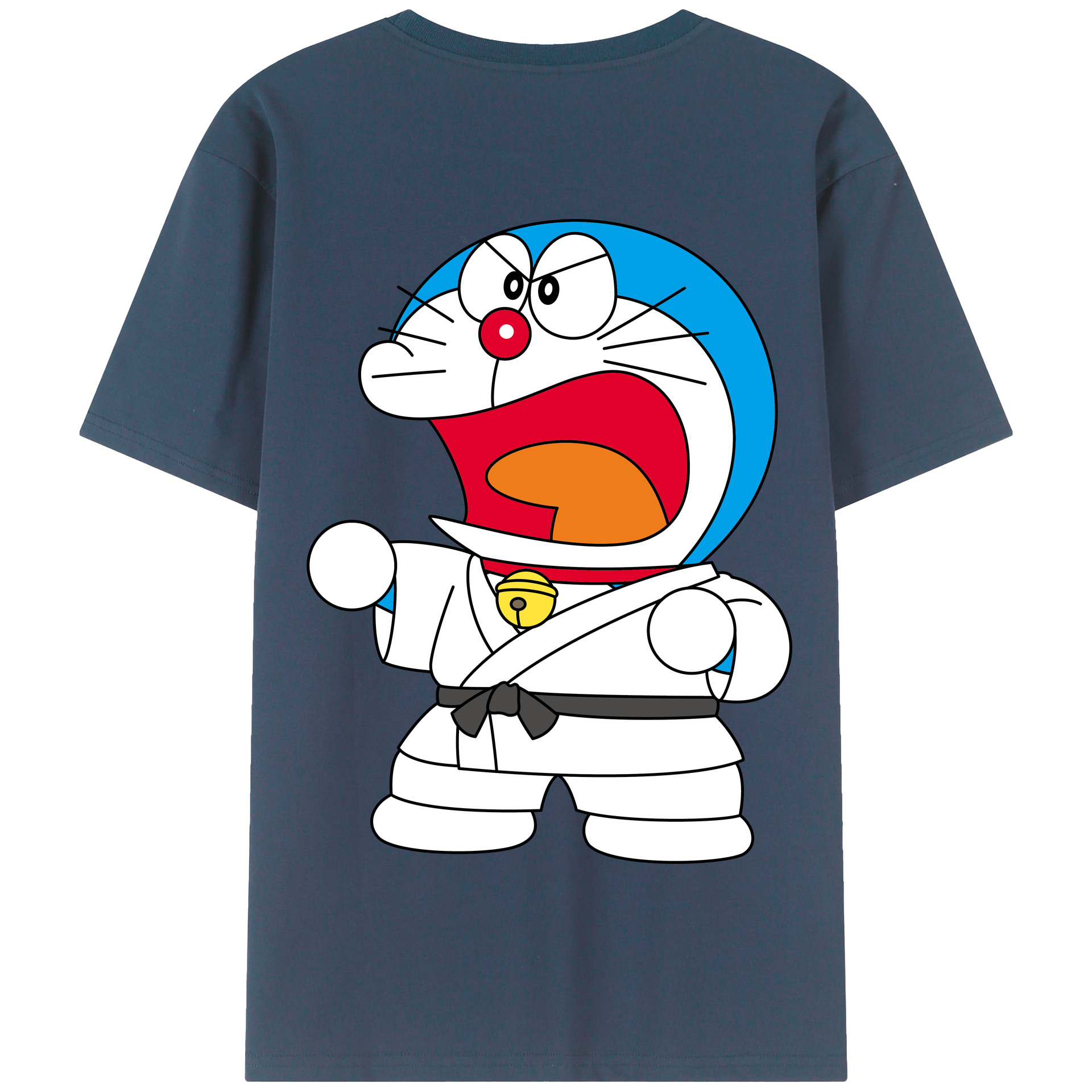 （画像用） ドラえもん Doraemon 綿100％半袖Tシャツ（背面プリント）
