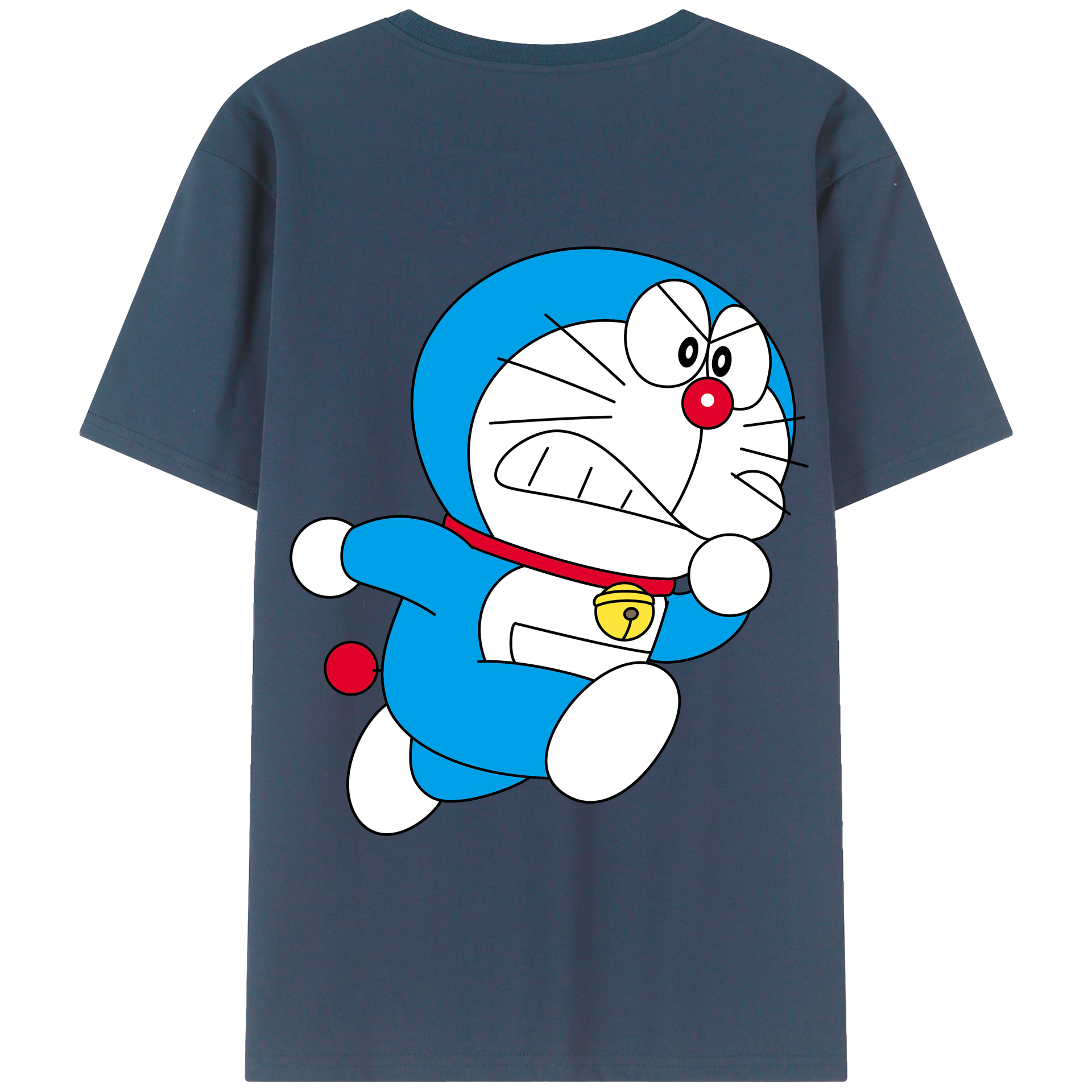 （画像用） ドラえもん Doraemon 綿100％半袖Tシャツ（背面プリント）