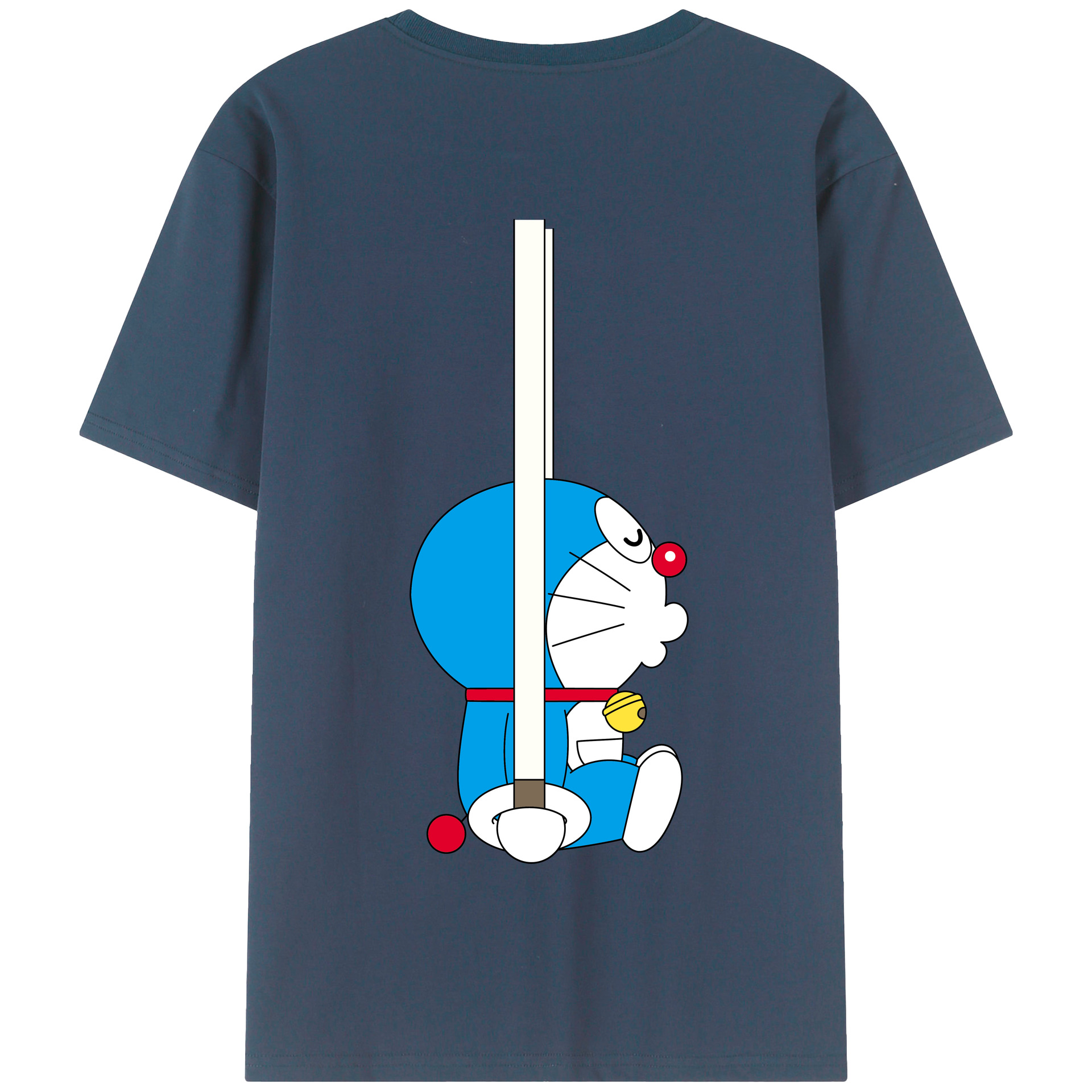 （画像用） ドラえもん Doraemon 綿100％半袖Tシャツ（背面プリント）