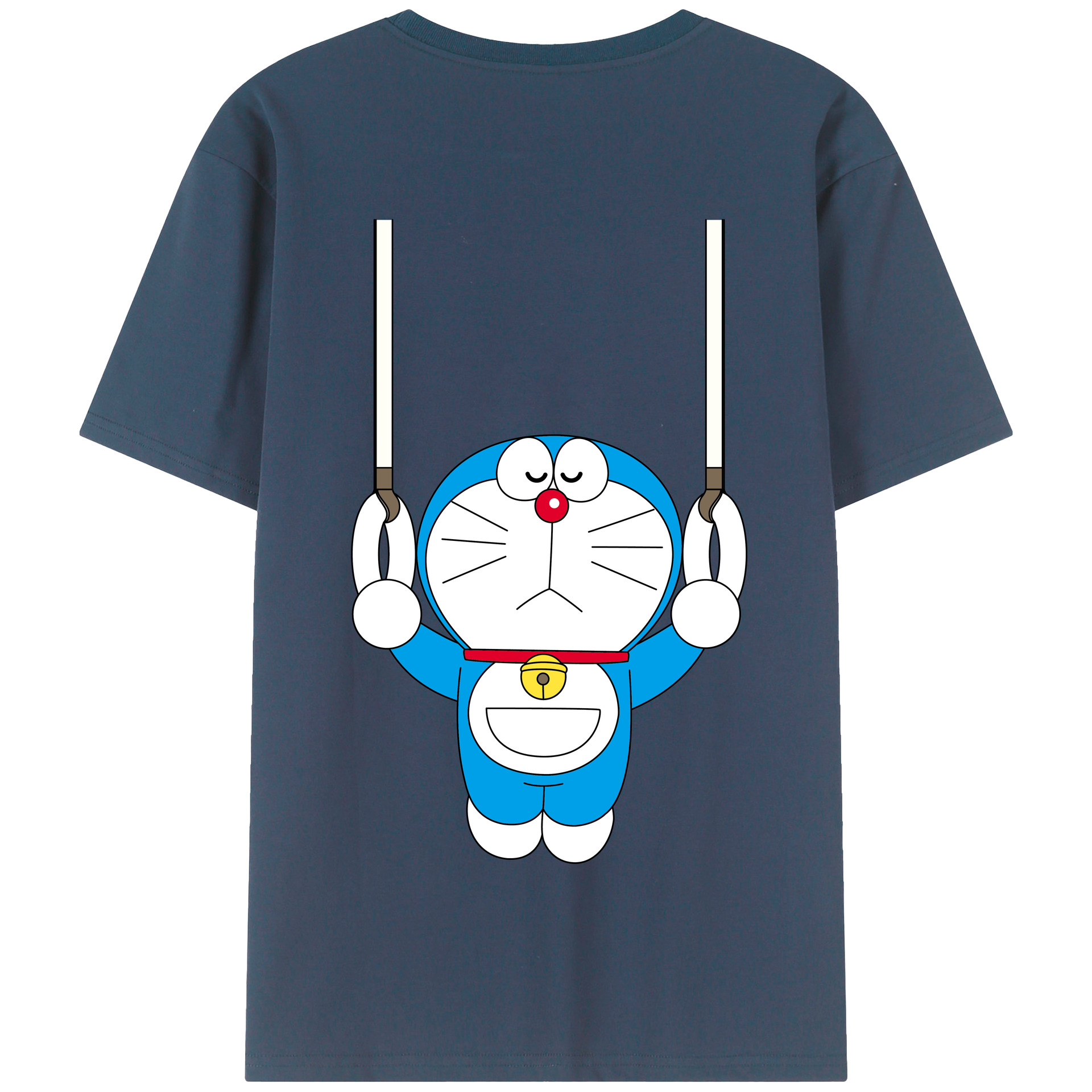 （画像用） ドラえもん Doraemon 綿100％半袖Tシャツ（背面プリント）