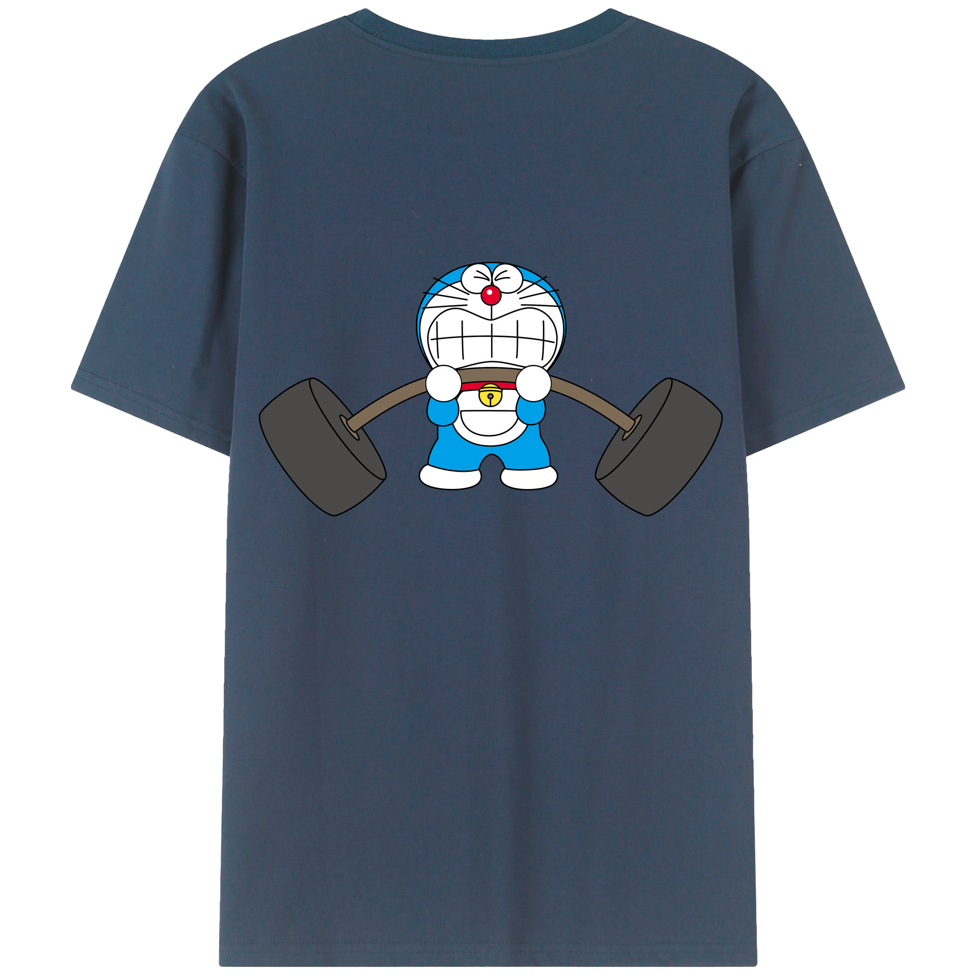 （画像用） ドラえもん Doraemon 綿100％半袖Tシャツ（背面プリント）