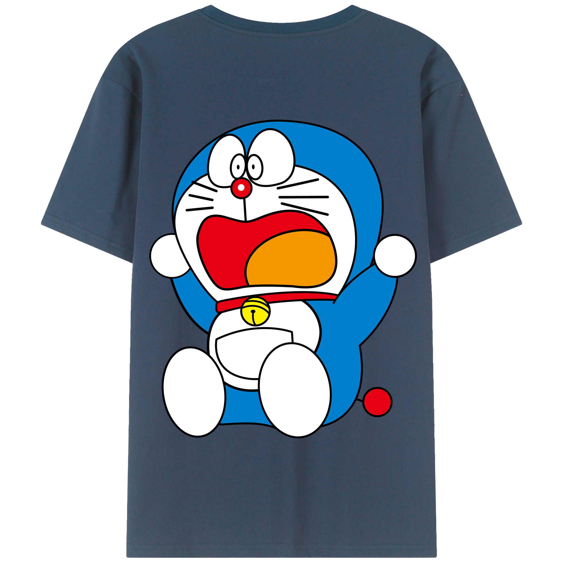 （画像用） ドラえもん Doraemon 綿100％半袖Tシャツ（背面プリント）