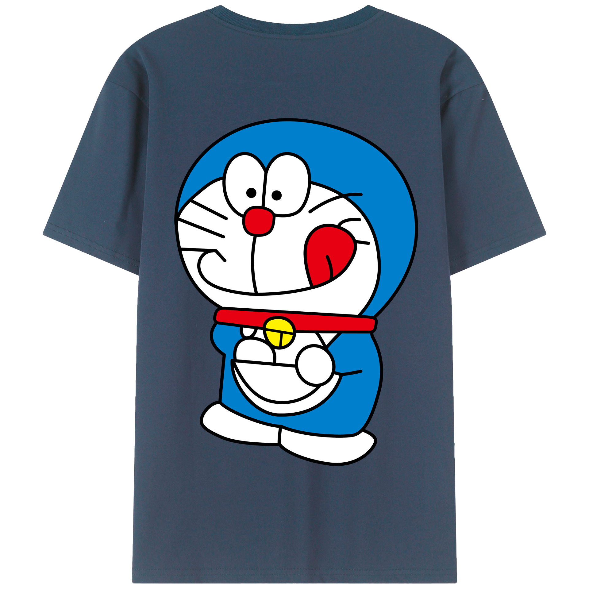 （画像用） ドラえもん Doraemon 綿100％半袖Tシャツ（背面プリント）