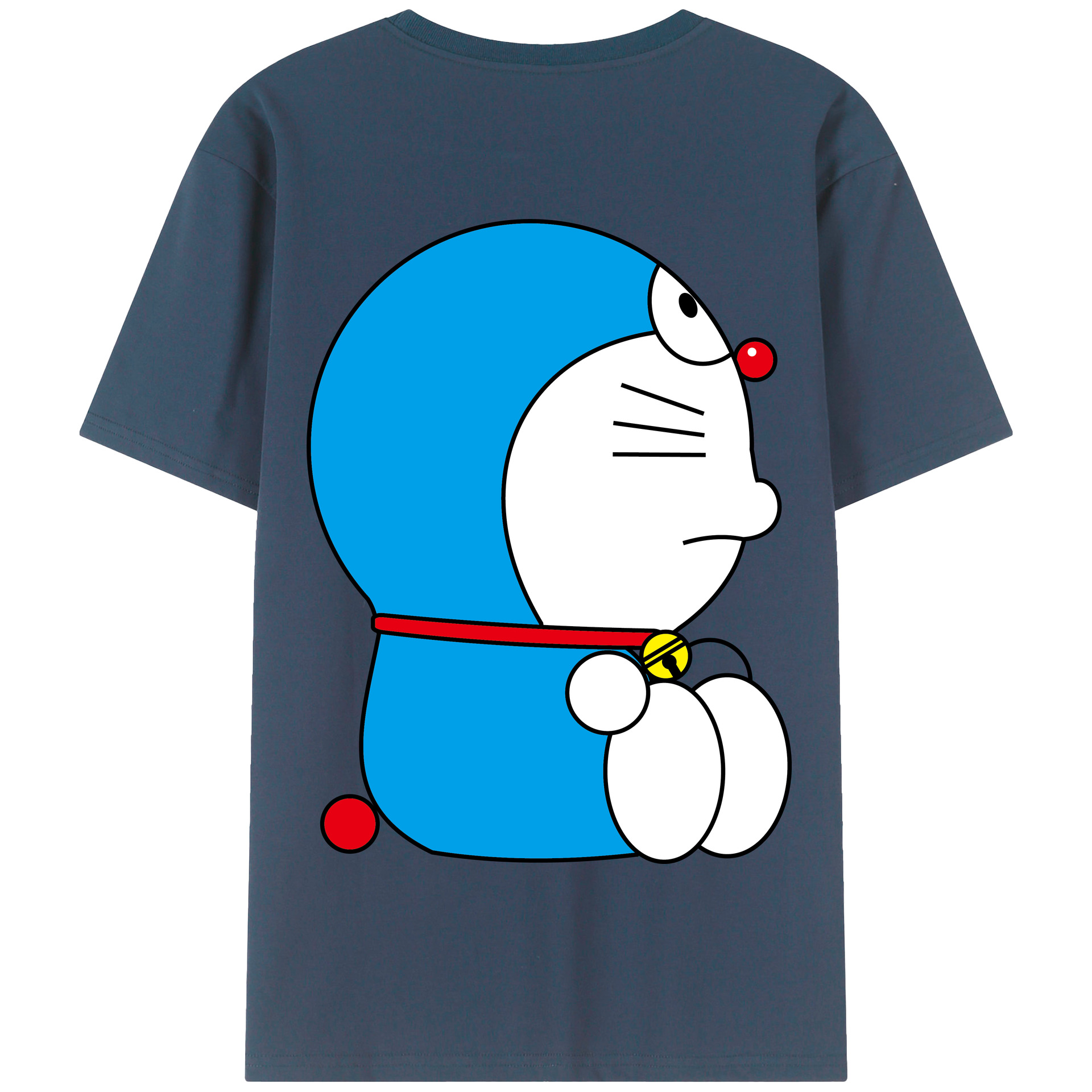 （画像用） ドラえもん Doraemon 綿100％半袖Tシャツ（背面プリント）