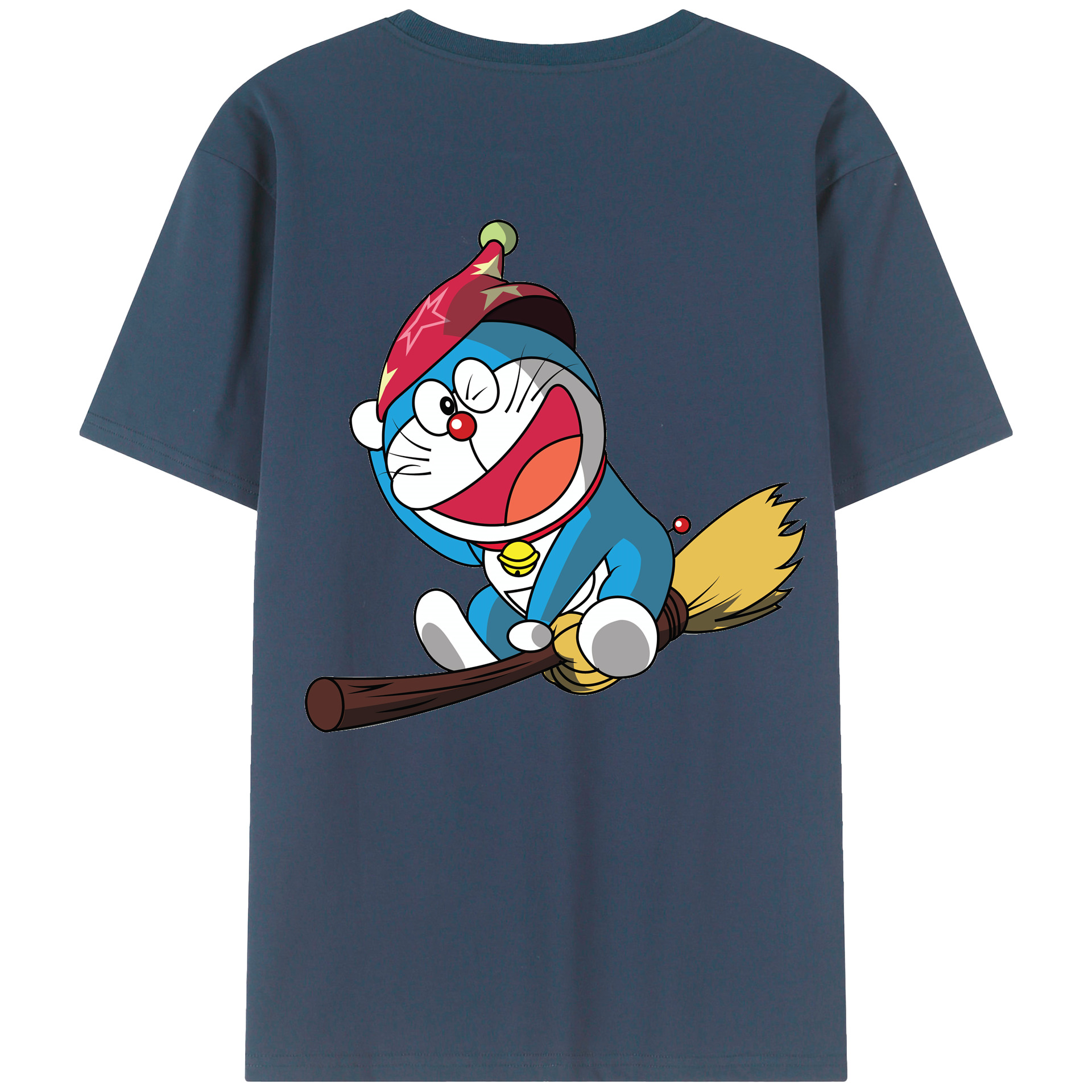 （画像用） ドラえもん Doraemon 綿100％半袖Tシャツ（背面プリント）