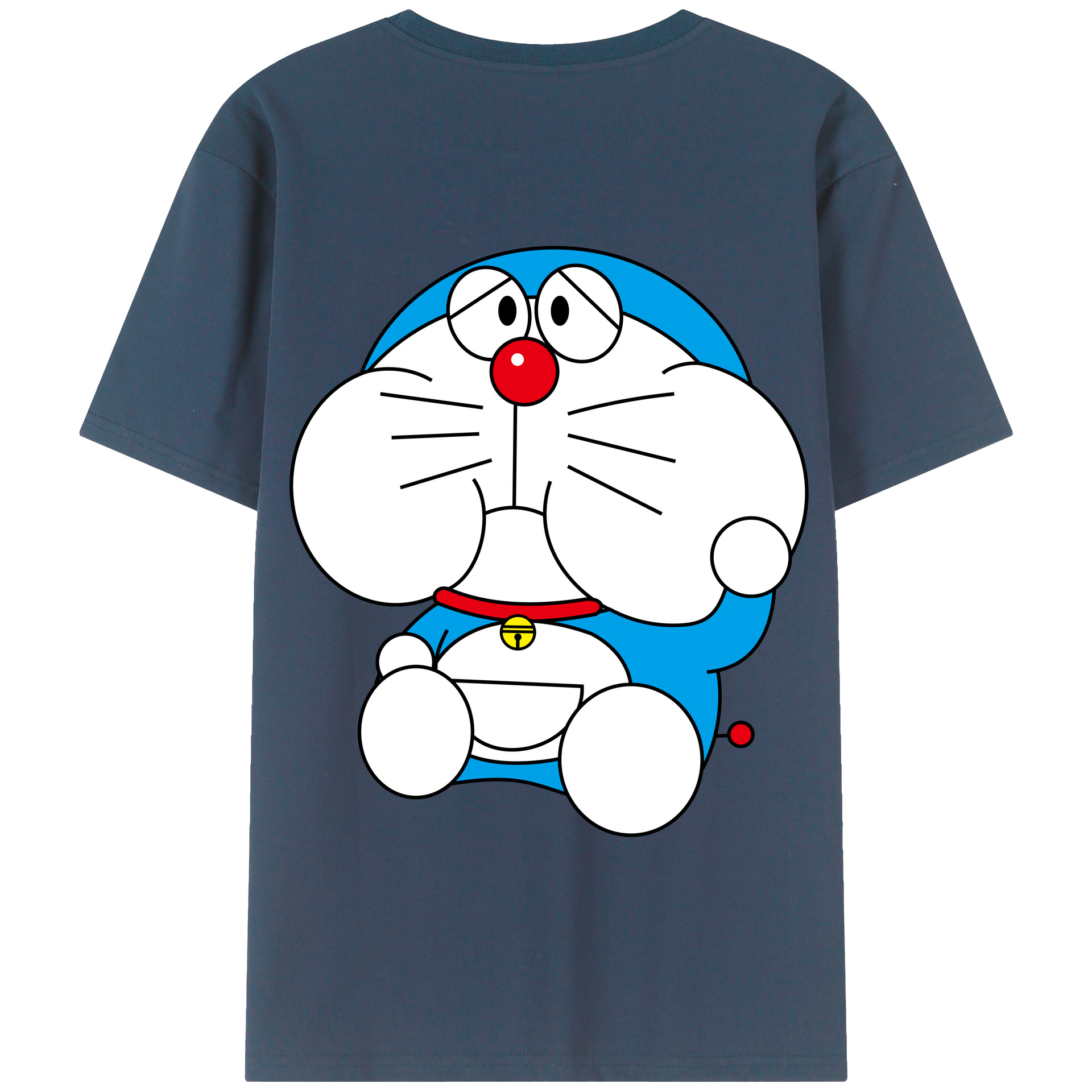 （画像用） ドラえもん Doraemon 綿100％半袖Tシャツ（背面プリント）
