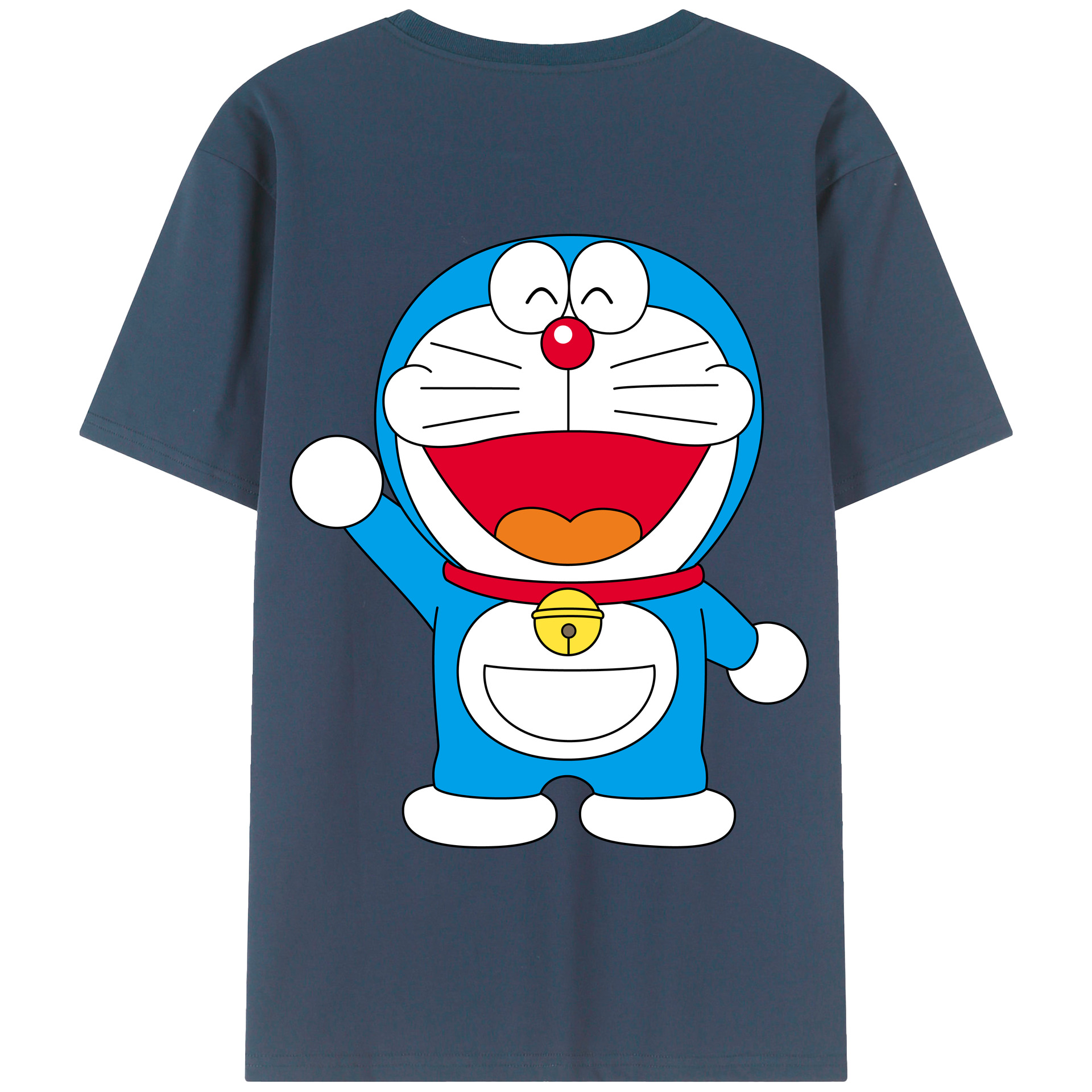 （画像用） ドラえもん Doraemon 綿100％半袖Tシャツ（背面プリント）