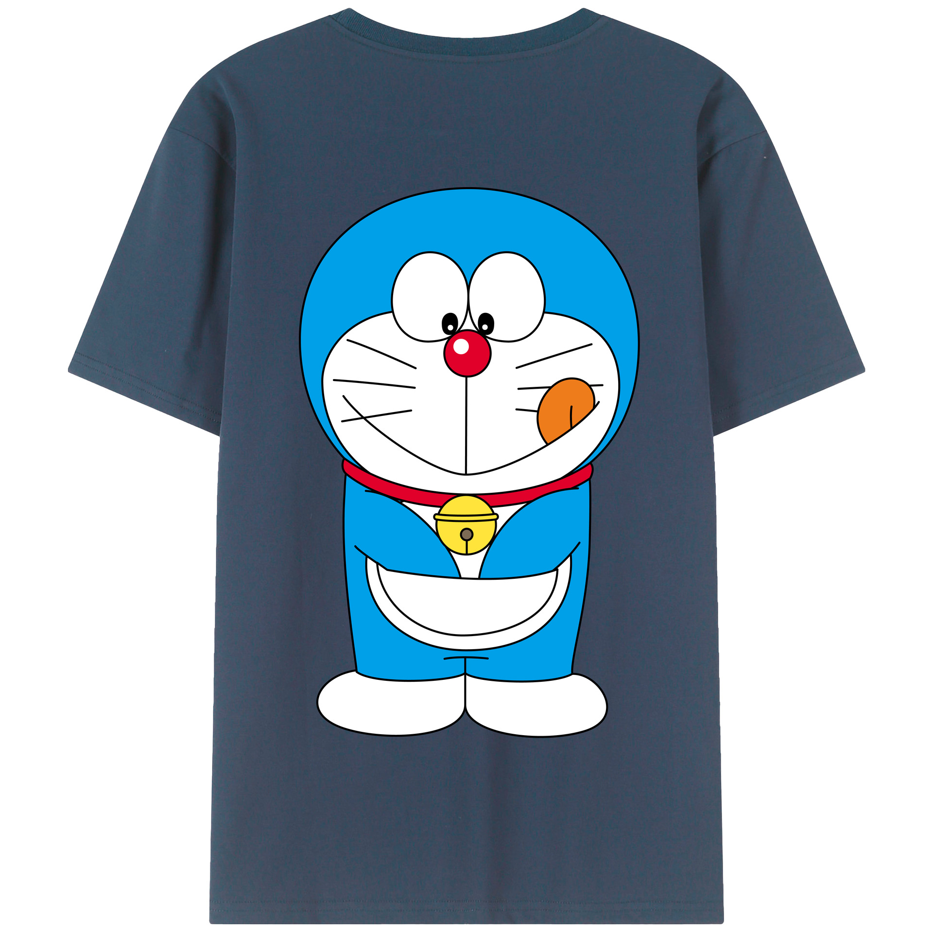 （画像用） ドラえもん Doraemon 綿100％半袖Tシャツ（背面プリント）