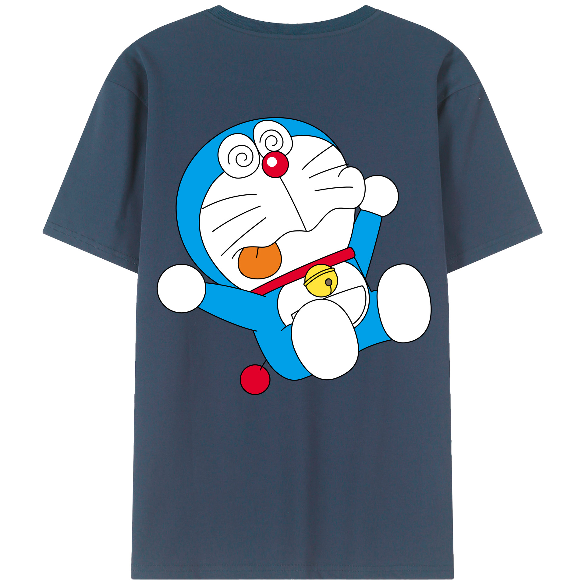 （画像用） ドラえもん Doraemon 綿100％半袖Tシャツ（背面プリント）