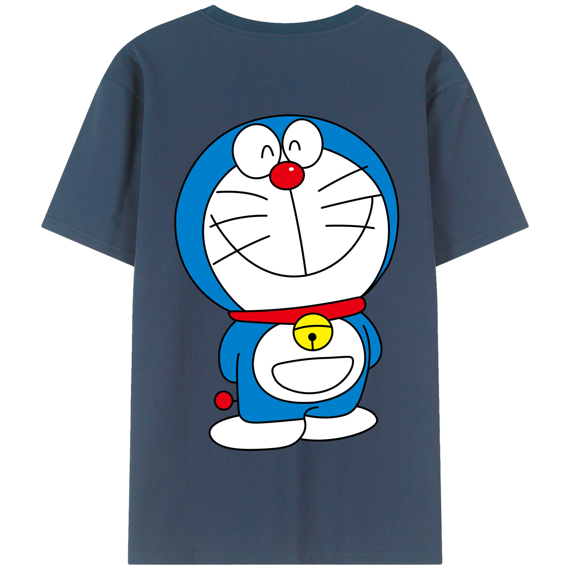 （画像用） ドラえもん Doraemon 綿100％半袖Tシャツ（背面プリント）
