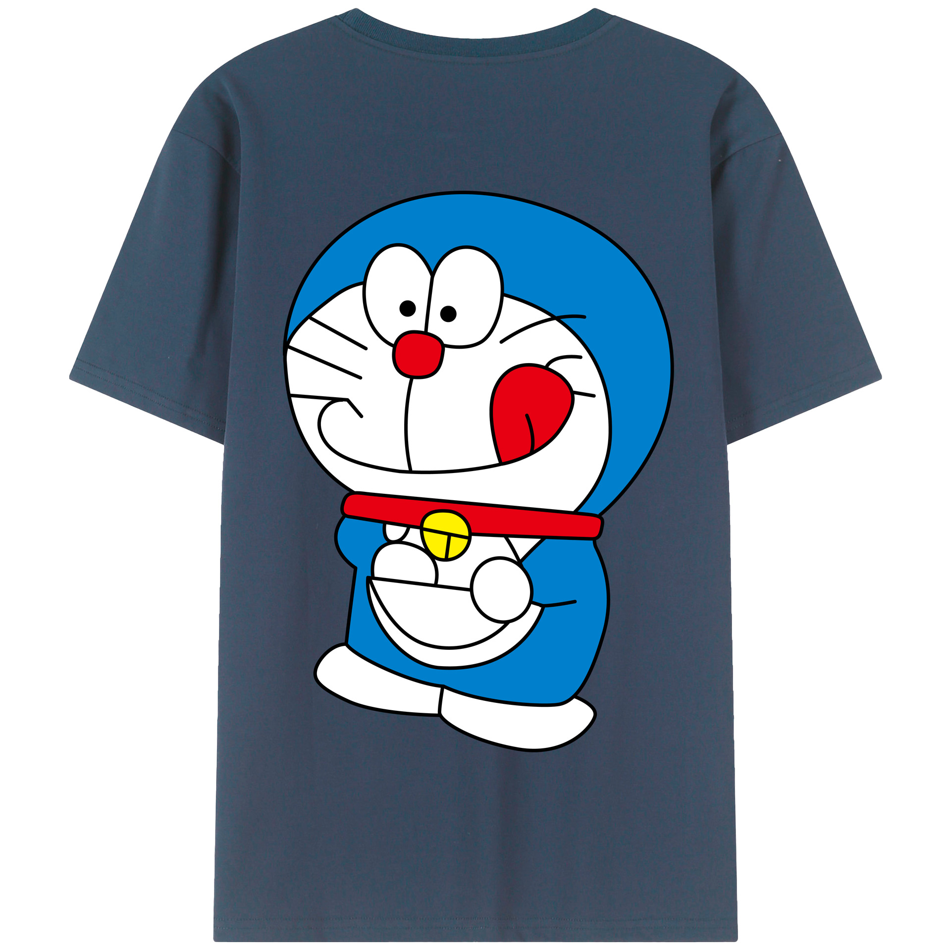 （画像用） ドラえもん Doraemon 綿100％半袖Tシャツ（背面プリント）