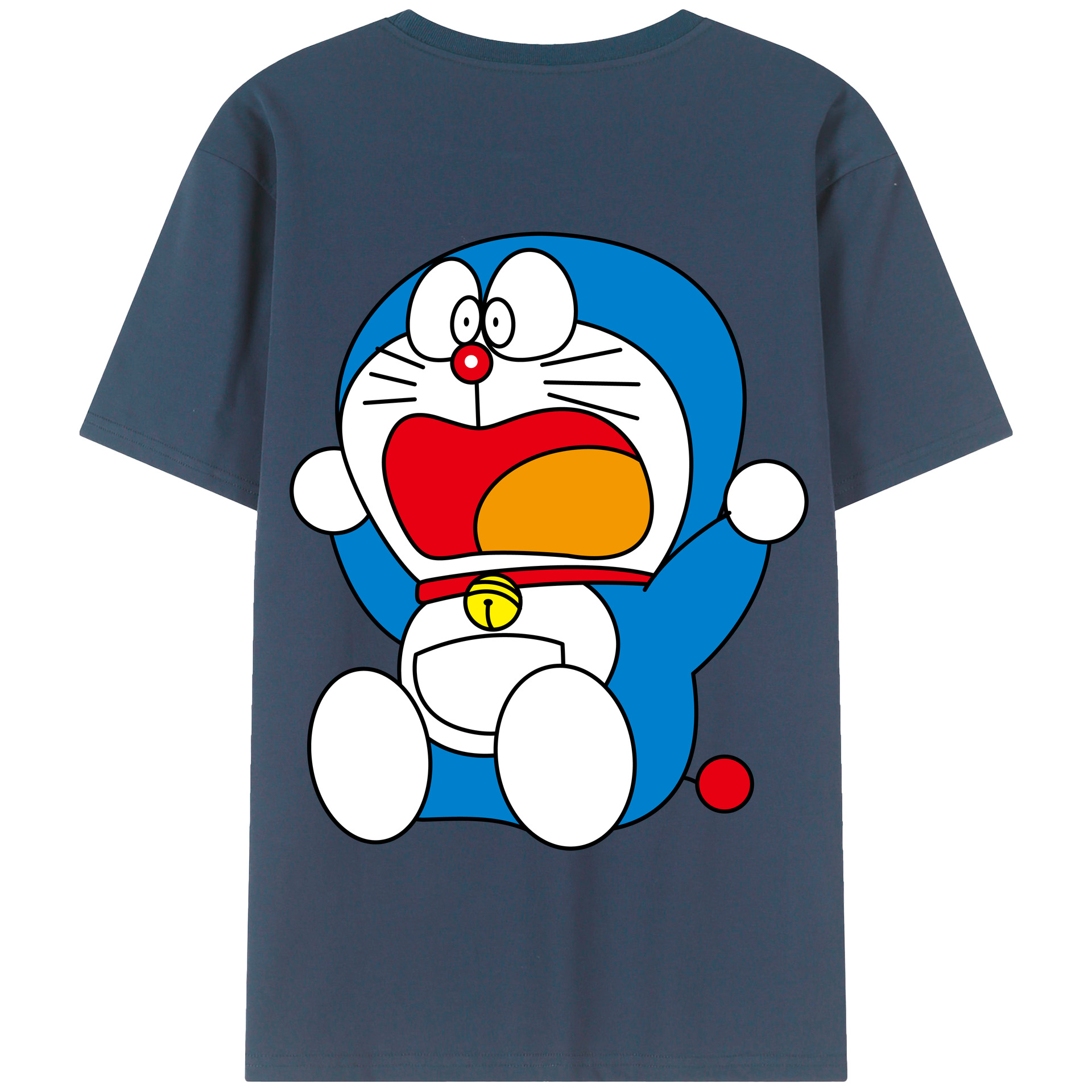 （画像用） ドラえもん Doraemon 綿100％半袖Tシャツ（背面プリント）