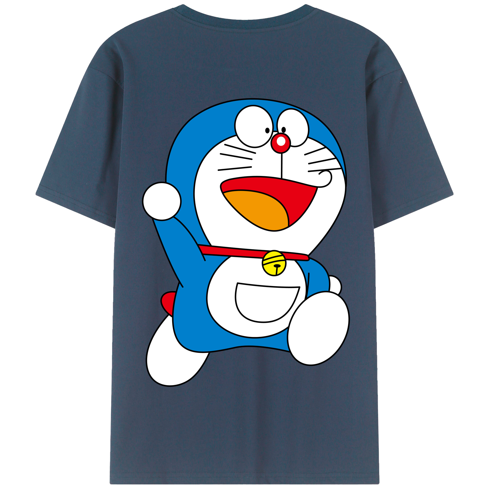 （画像用） ドラえもん Doraemon 綿100％半袖Tシャツ（背面プリント）