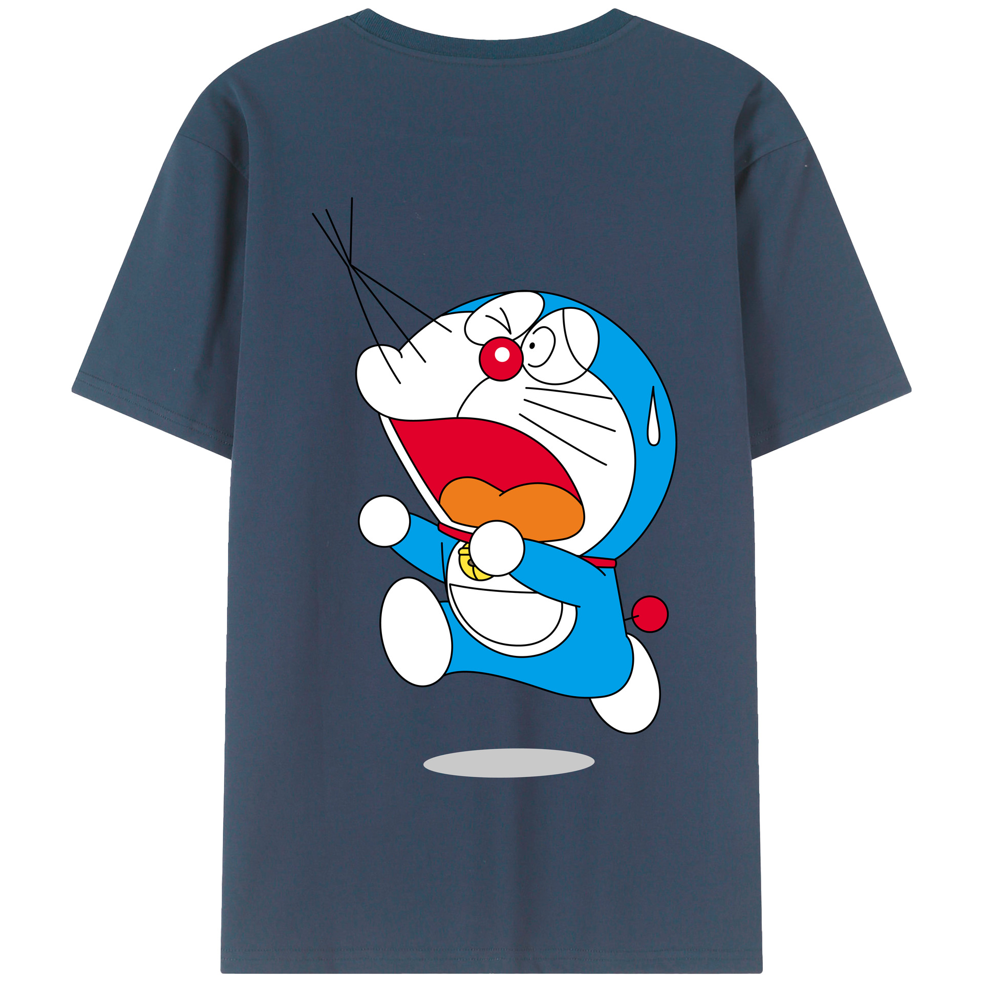 （画像用） ドラえもん Doraemon 綿100％半袖Tシャツ（背面プリント）