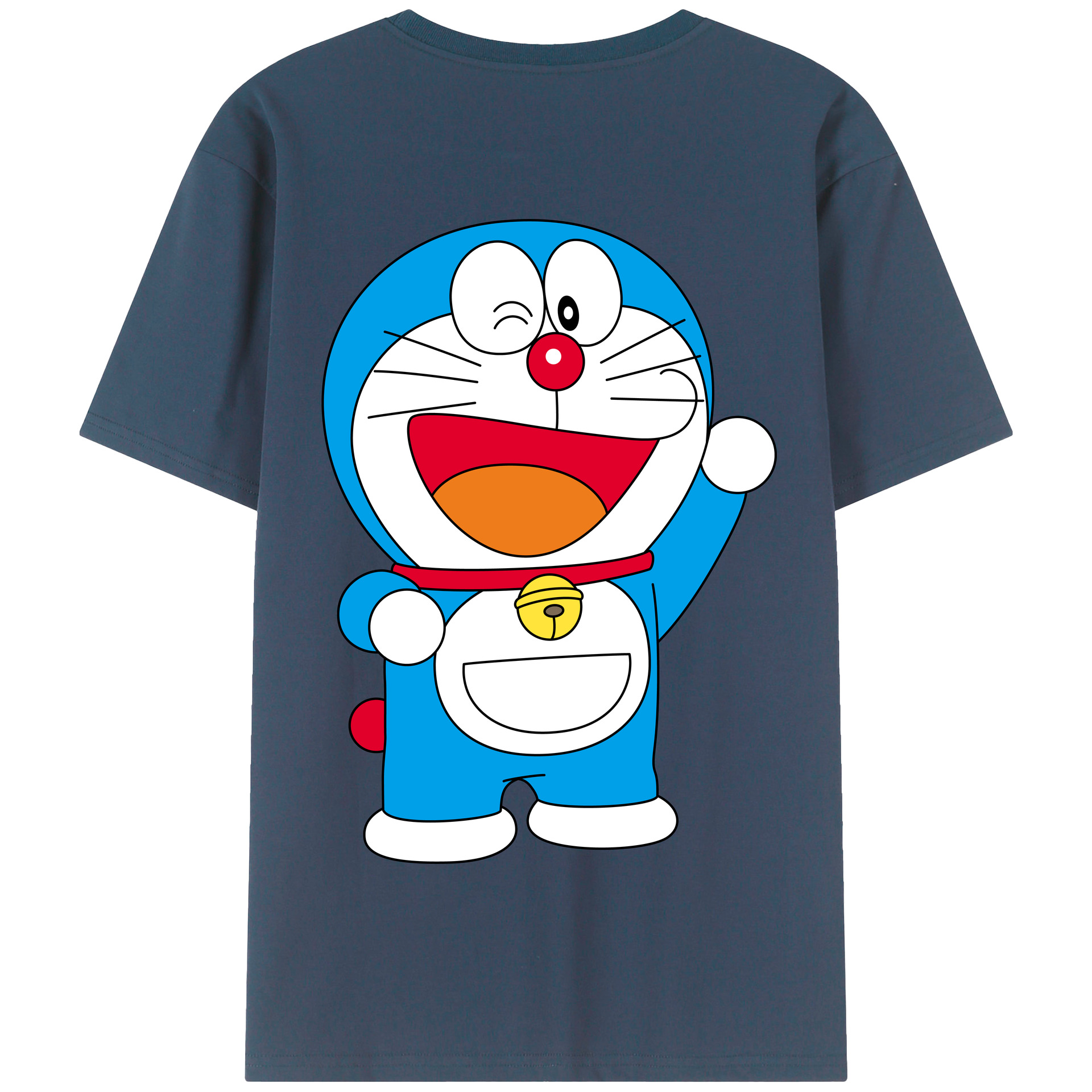 （画像用） ドラえもん Doraemon 綿100％半袖Tシャツ（背面プリント）
