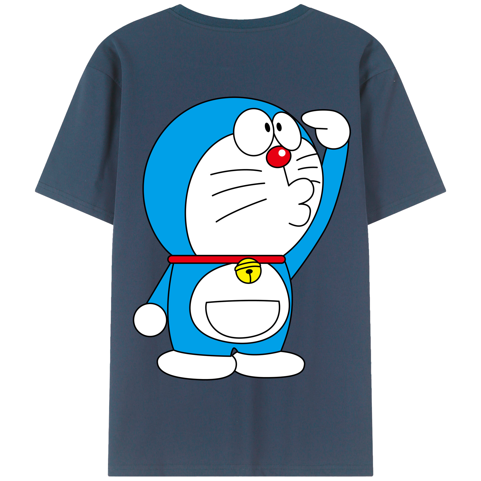（画像用） ドラえもん Doraemon 綿100％半袖Tシャツ（背面プリント）