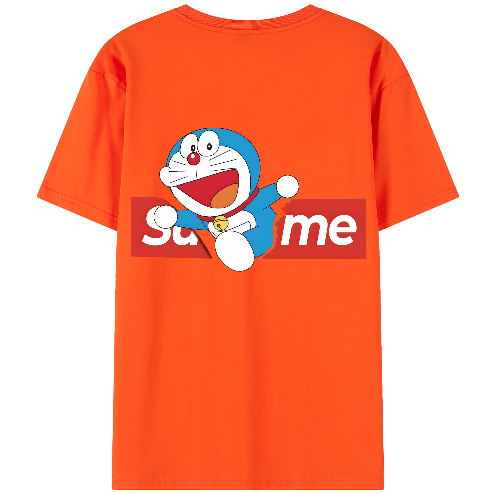 （画像用） ドラえもん Doraemon 綿100％半袖Tシャツ（背面プリント）