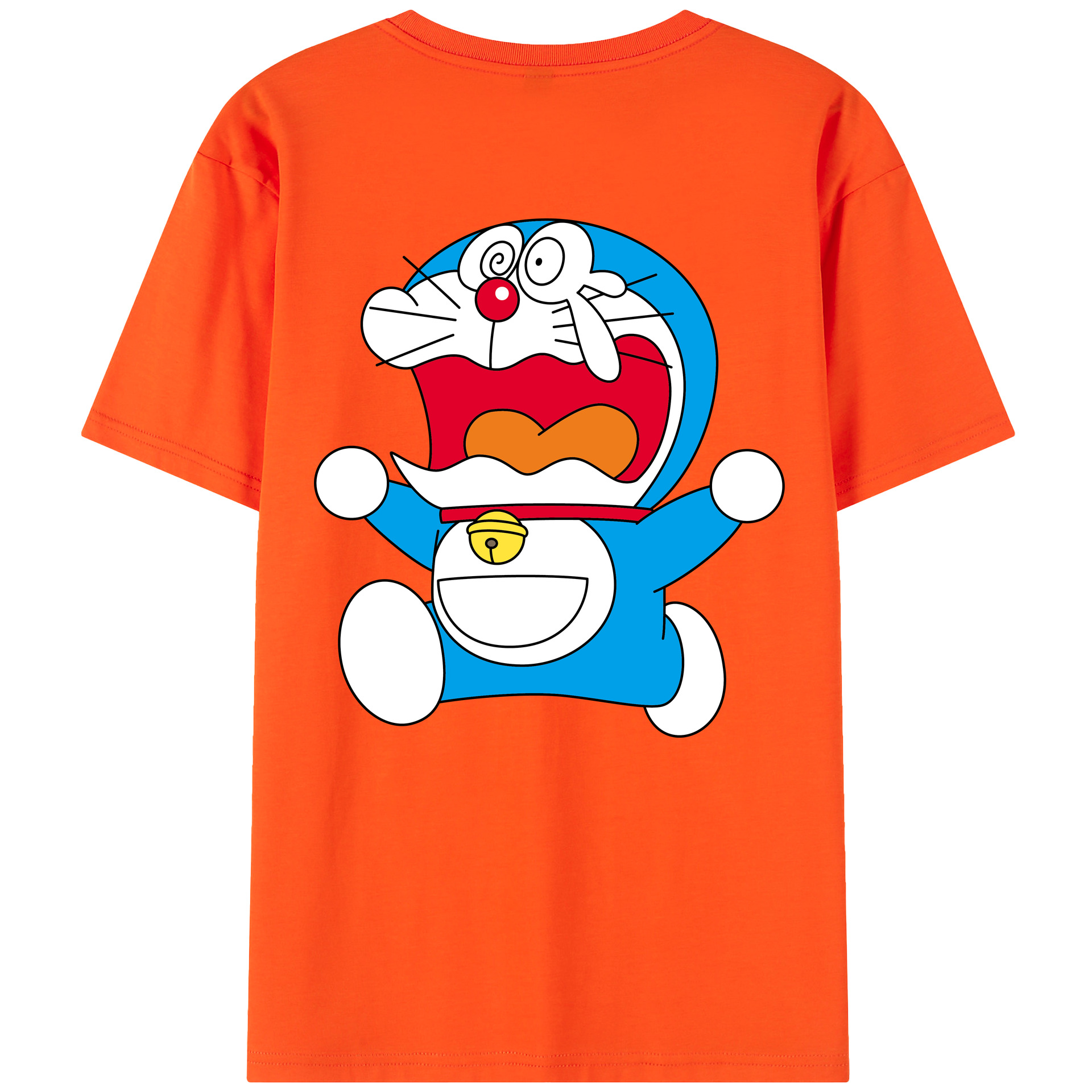 （画像用） ドラえもん Doraemon 綿100％半袖Tシャツ（背面プリント）