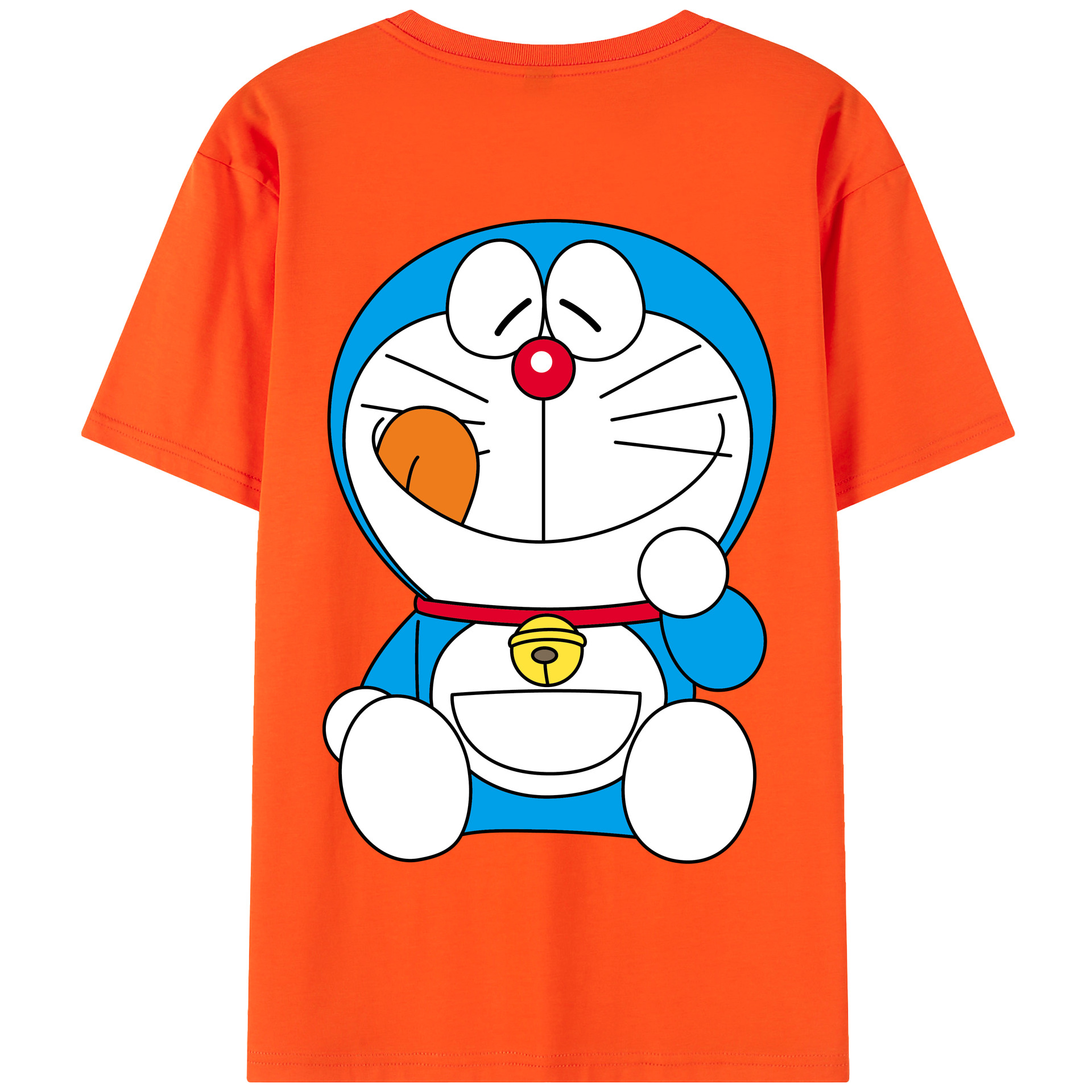 （画像用） ドラえもん Doraemon 綿100％半袖Tシャツ（背面プリント）