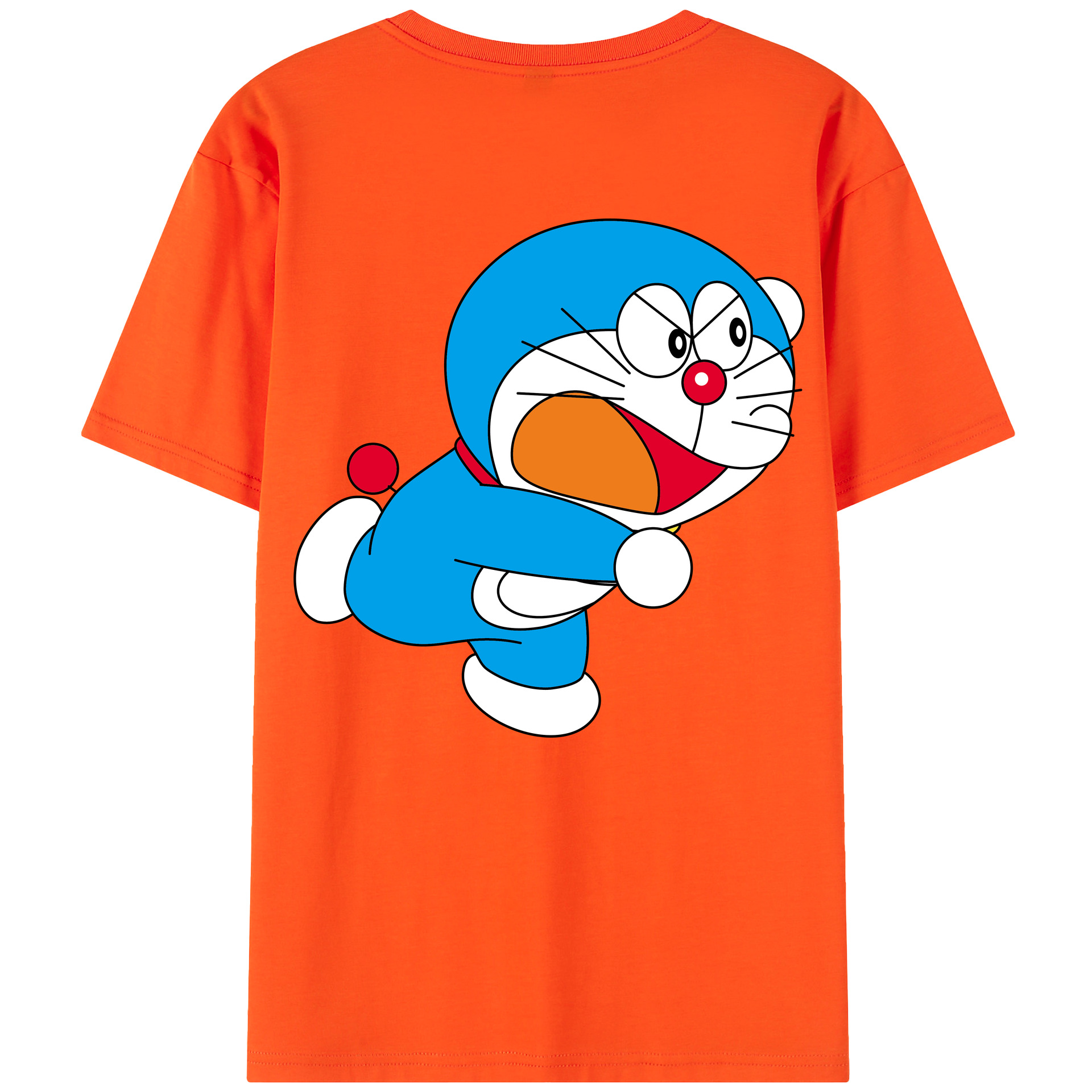 （画像用） ドラえもん Doraemon 綿100％半袖Tシャツ（背面プリント）