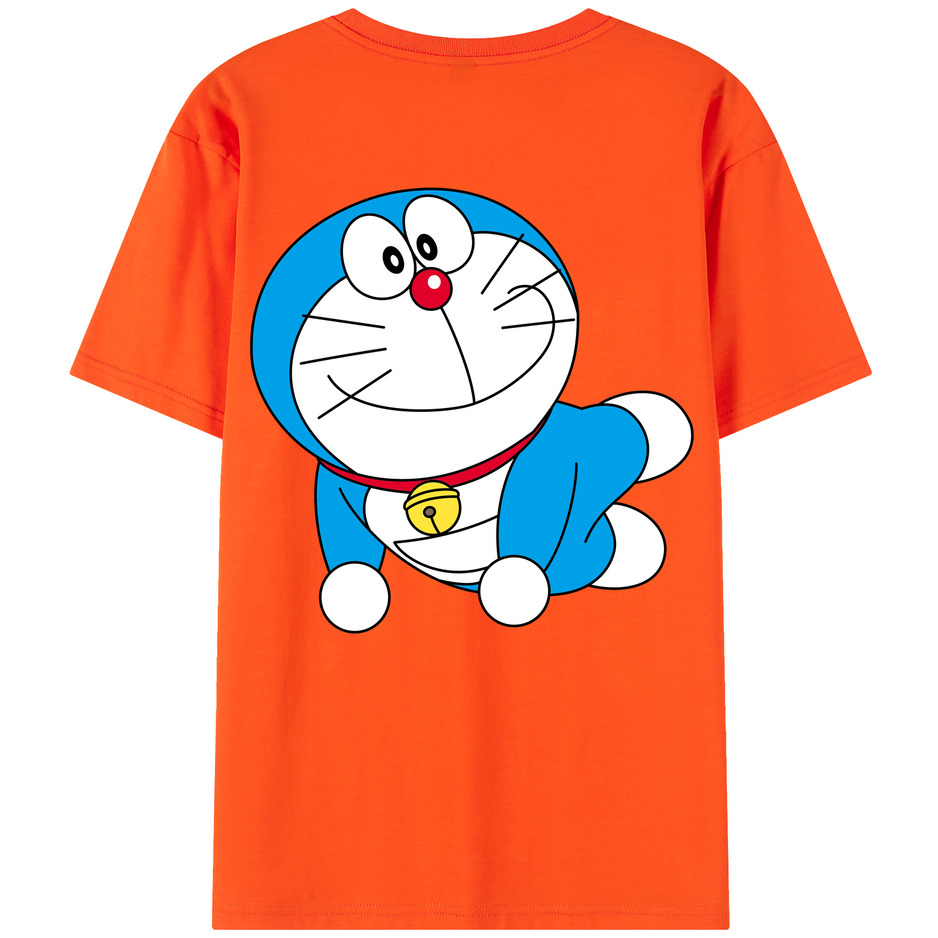 （画像用） ドラえもん Doraemon 綿100％半袖Tシャツ（背面プリント）