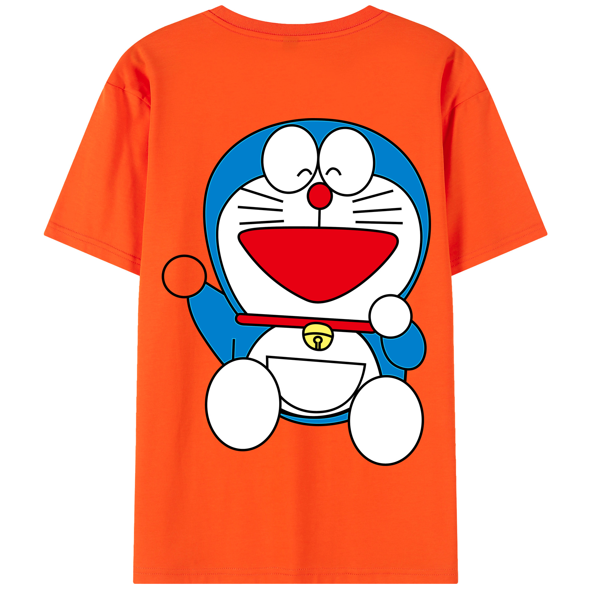 （画像用） ドラえもん Doraemon 綿100％半袖Tシャツ（背面プリント）