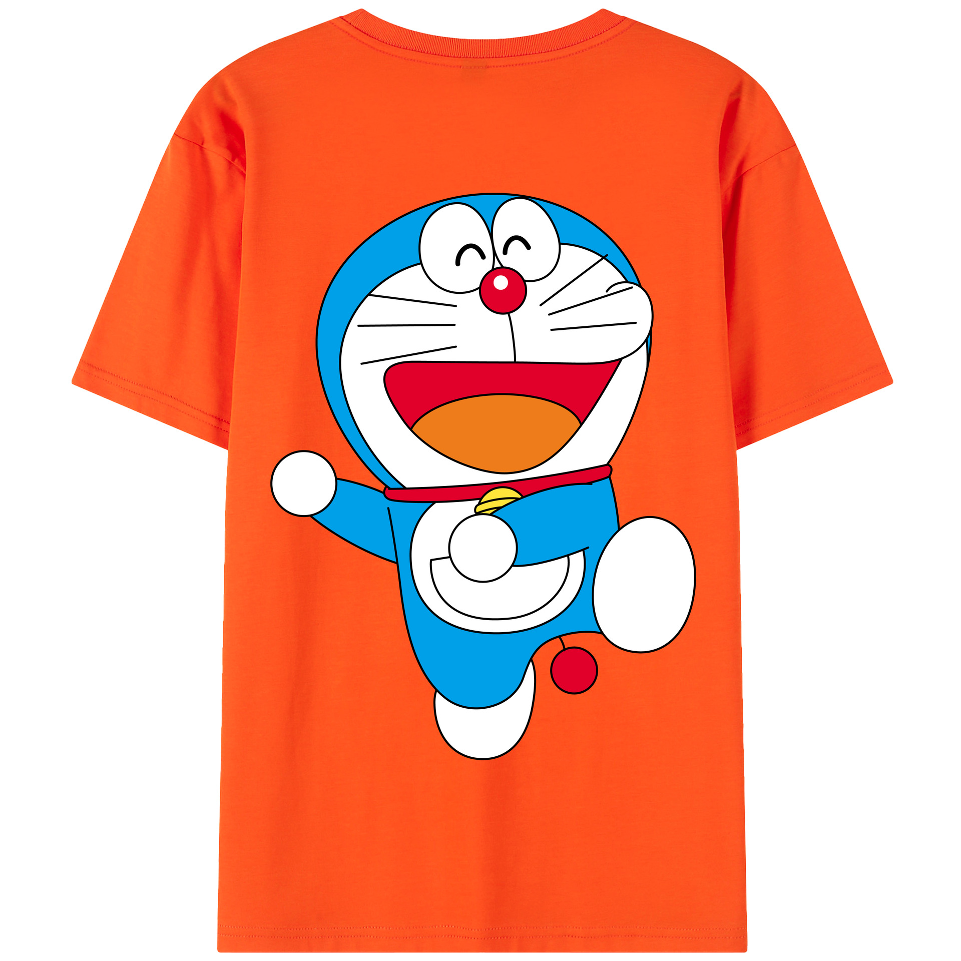 （画像用） ドラえもん Doraemon 綿100％半袖Tシャツ（背面プリント）