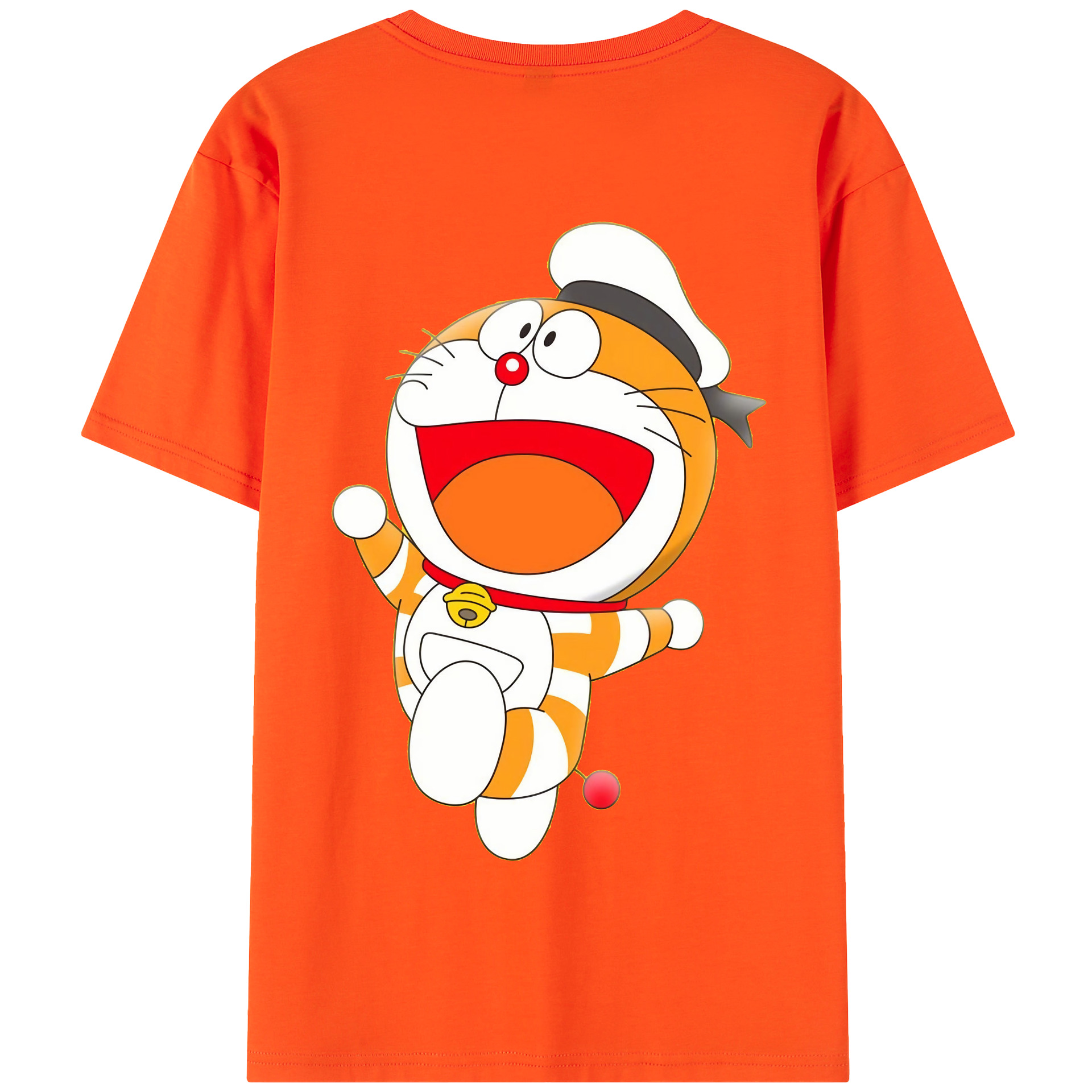 （画像用） ドラえもん Doraemon 綿100％半袖Tシャツ（背面プリント）