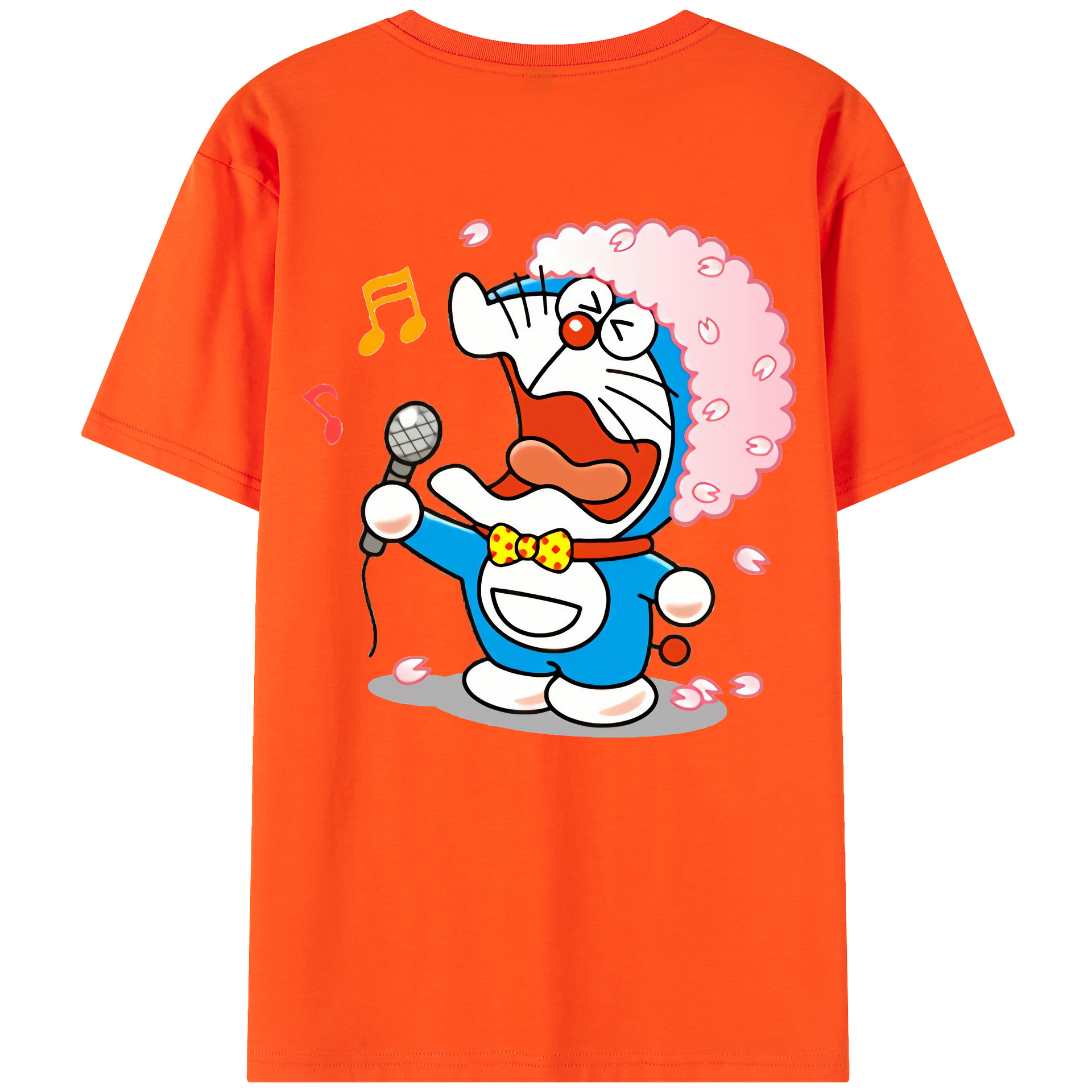 （画像用） ドラえもん Doraemon 綿100％半袖Tシャツ（背面プリント）