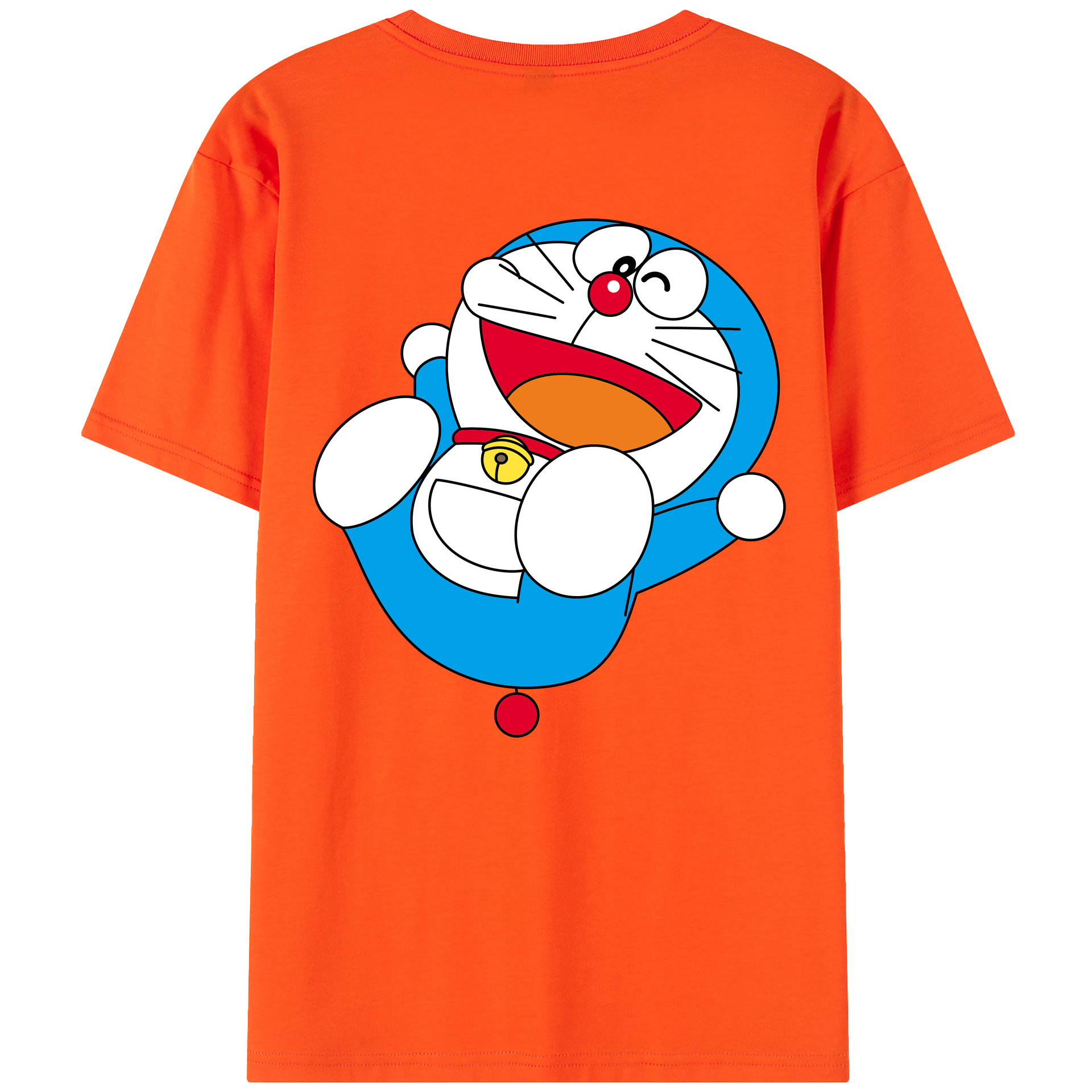 （画像用） ドラえもん Doraemon 綿100％半袖Tシャツ（背面プリント）