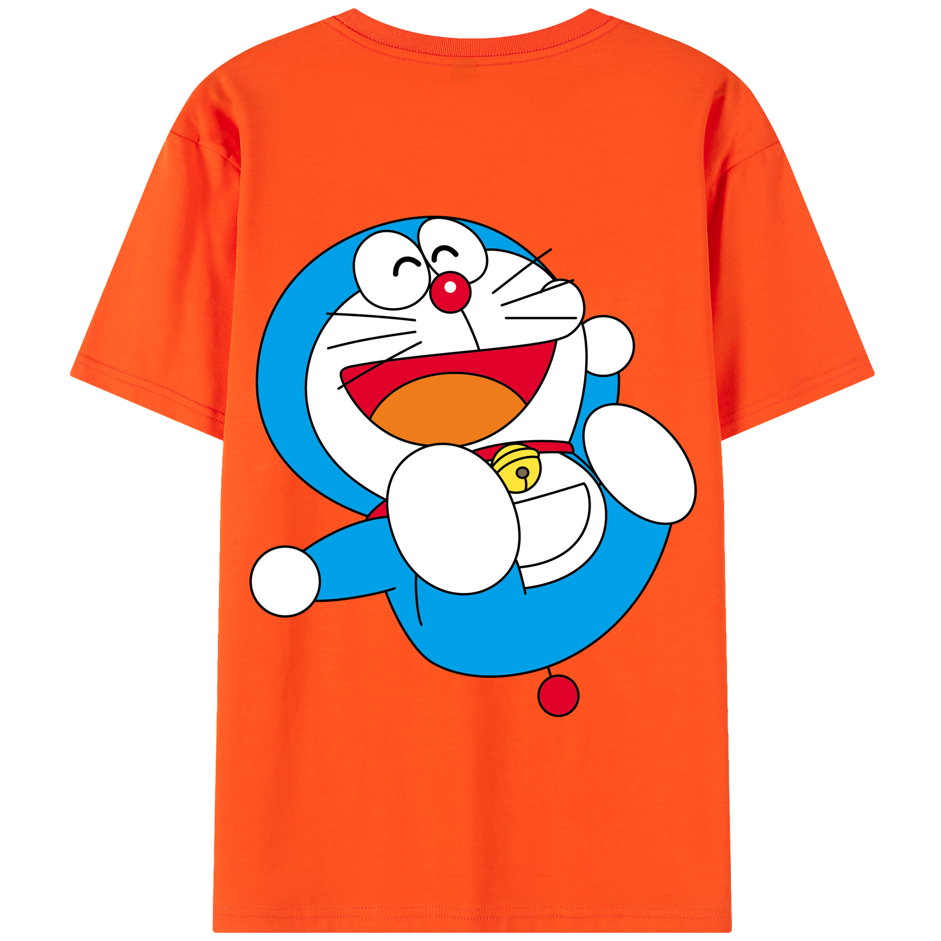 （画像用） ドラえもん Doraemon 綿100％半袖Tシャツ（背面プリント）