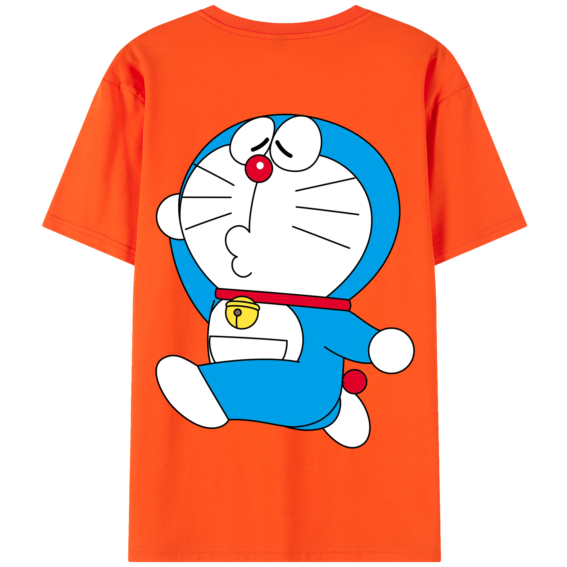 （画像用） ドラえもん Doraemon 綿100％半袖Tシャツ（背面プリント）
