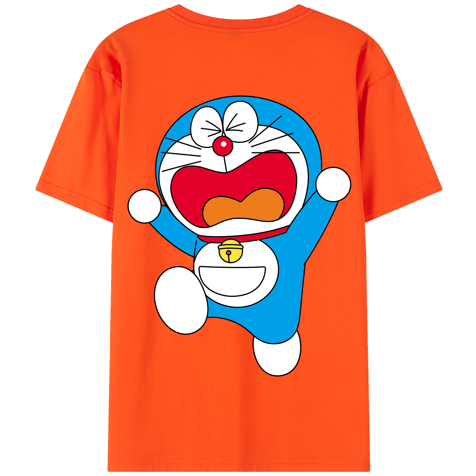 （画像用） ドラえもん Doraemon 綿100％半袖Tシャツ（背面プリント）