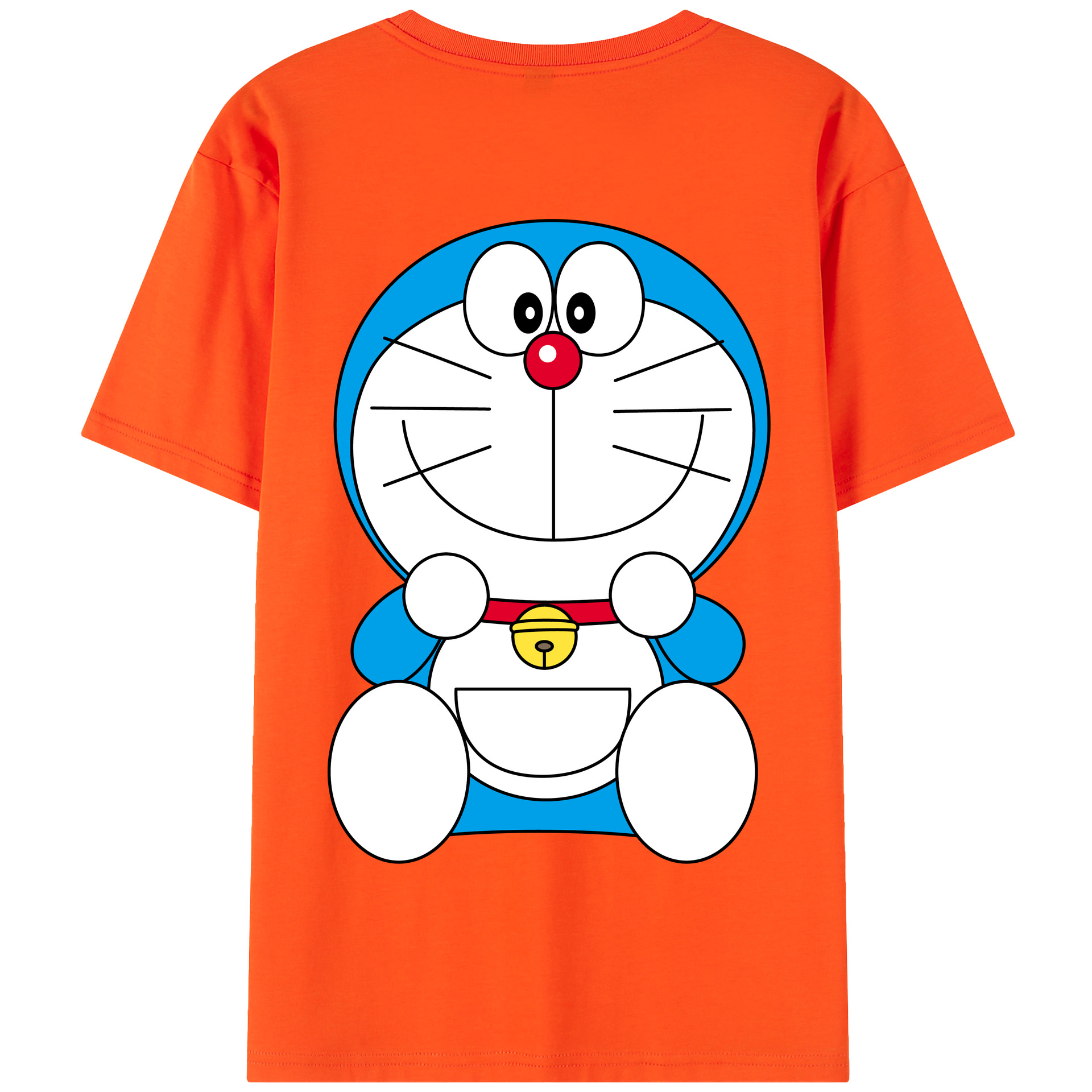 （画像用） ドラえもん Doraemon 綿100％半袖Tシャツ（背面プリント）