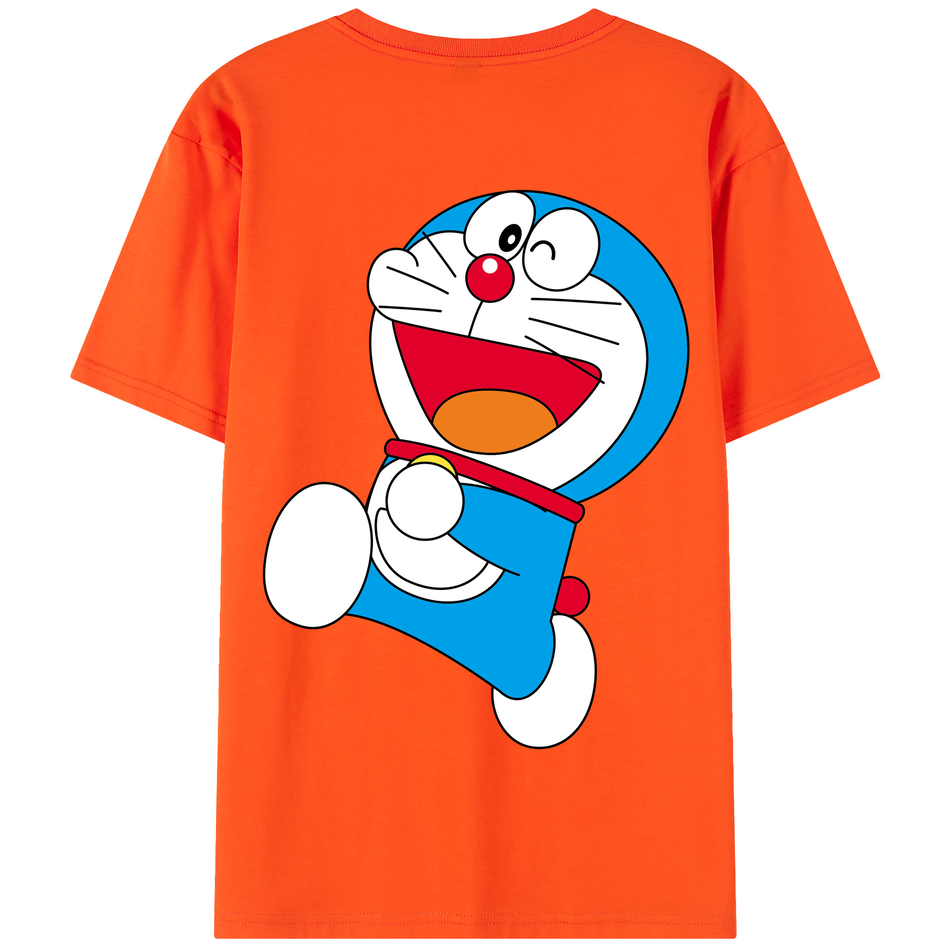 （画像用） ドラえもん Doraemon 綿100％半袖Tシャツ（背面プリント）
