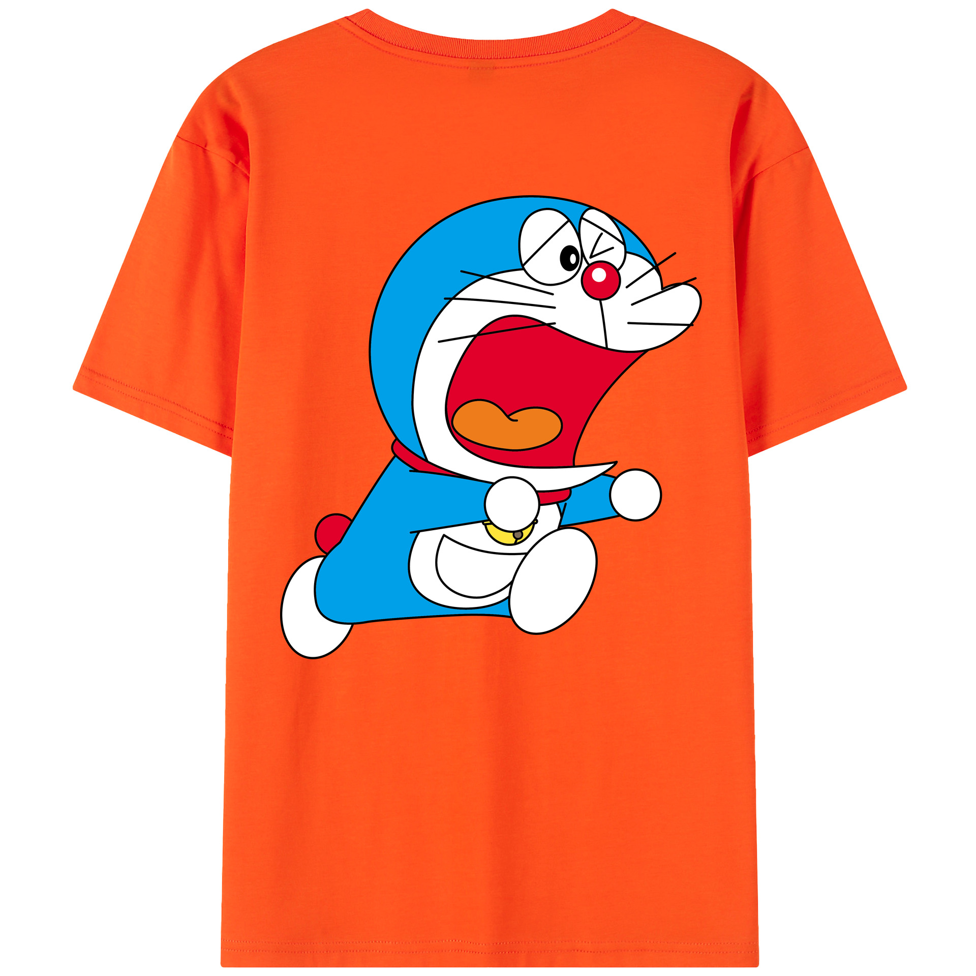 （画像用） ドラえもん Doraemon 綿100％半袖Tシャツ（背面プリント）