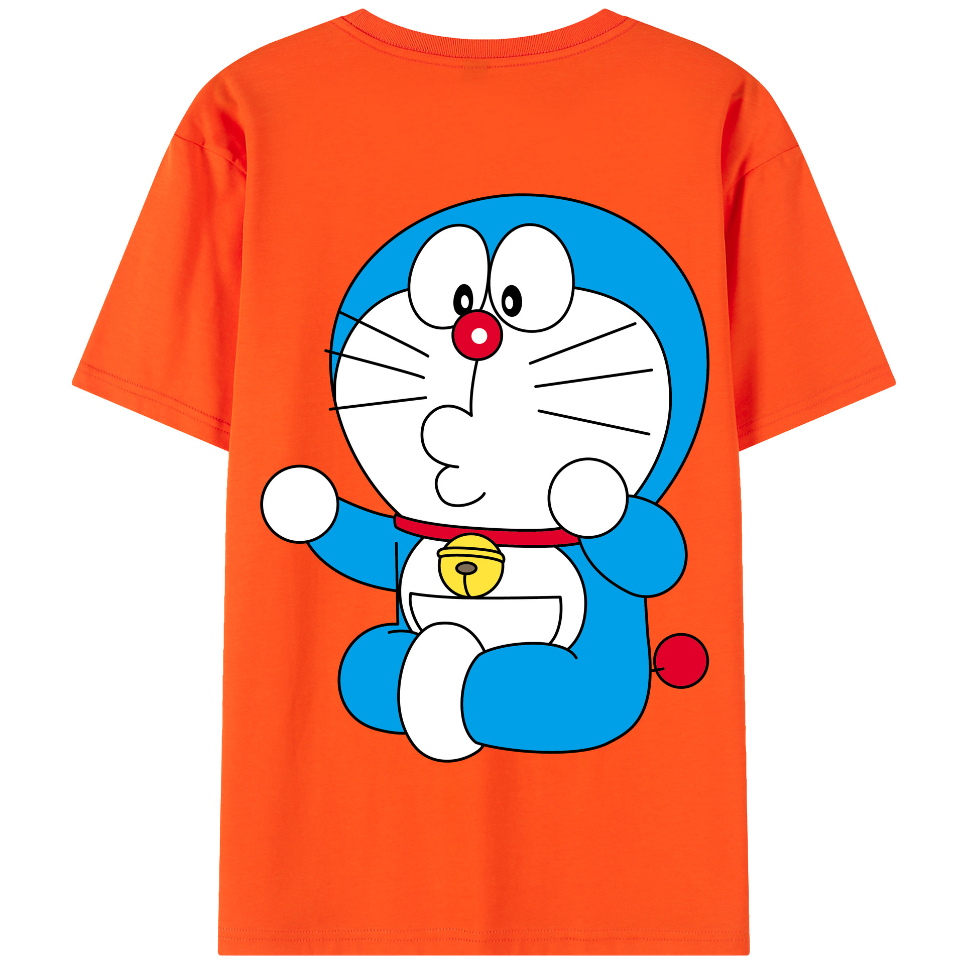 （画像用） ドラえもん Doraemon 綿100％半袖Tシャツ（背面プリント）