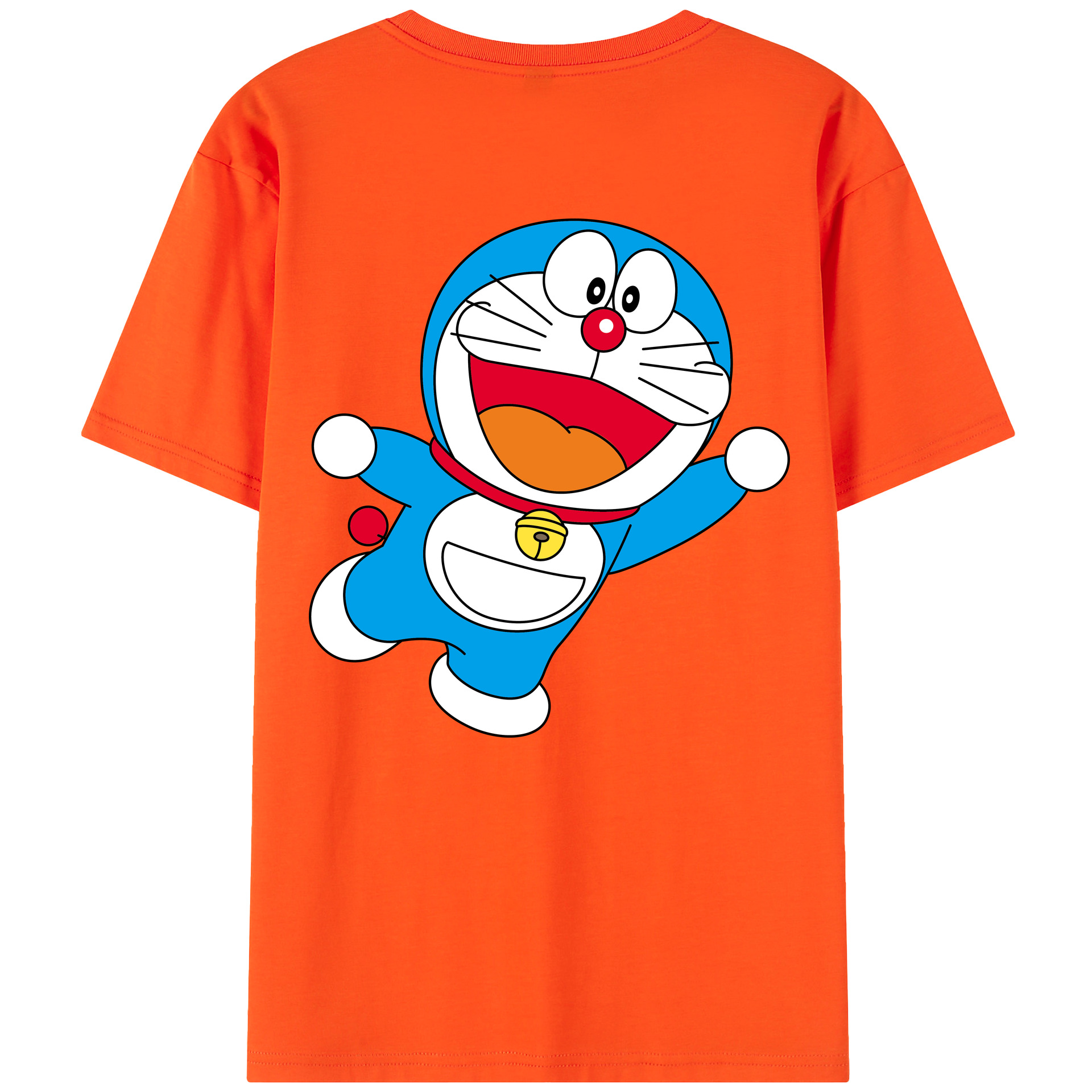 （画像用） ドラえもん Doraemon 綿100％半袖Tシャツ（背面プリント）